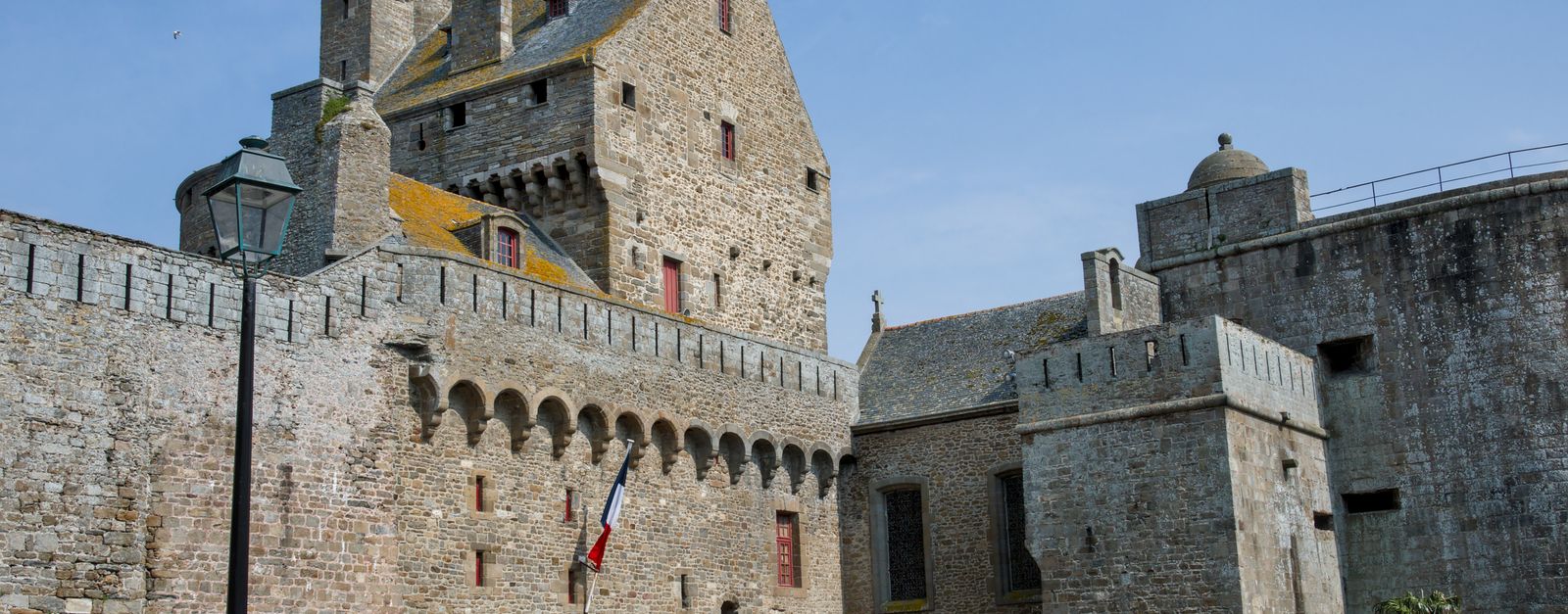 Explore the historic Saint-Malo castle, a stunning example of French medieval architecture.