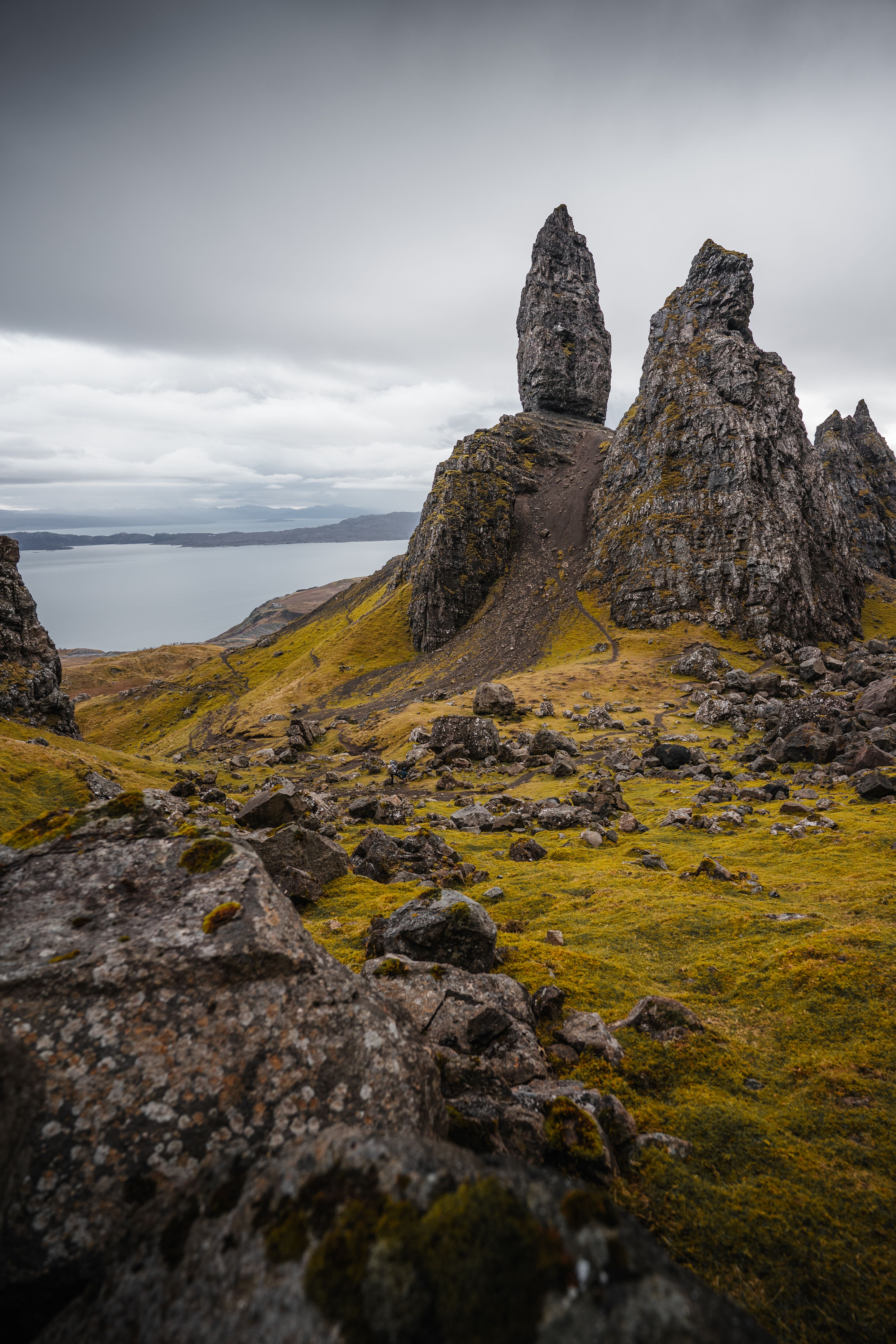 Old Man of Storr in Scotland's Dramatic Landscape · Free Stock Photo