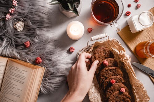 Základová fotografie zdarma na téma chutný, čokoláda, cookies