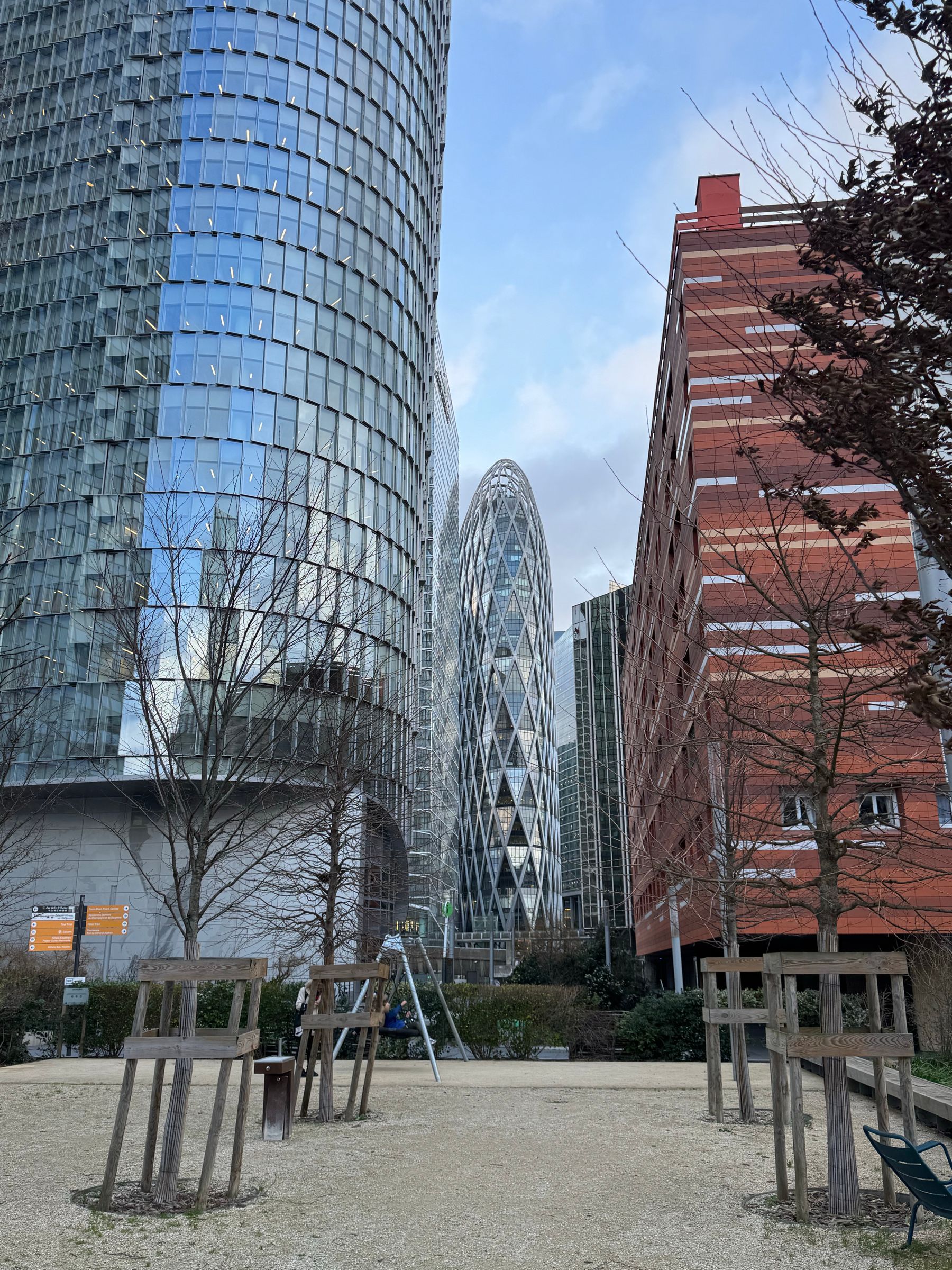 Modern architecture at La Défense in Paris
