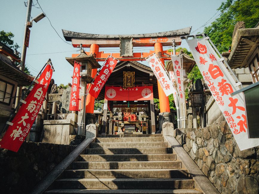 OPTION - descend Fushimi's east side into Tofuku-ji