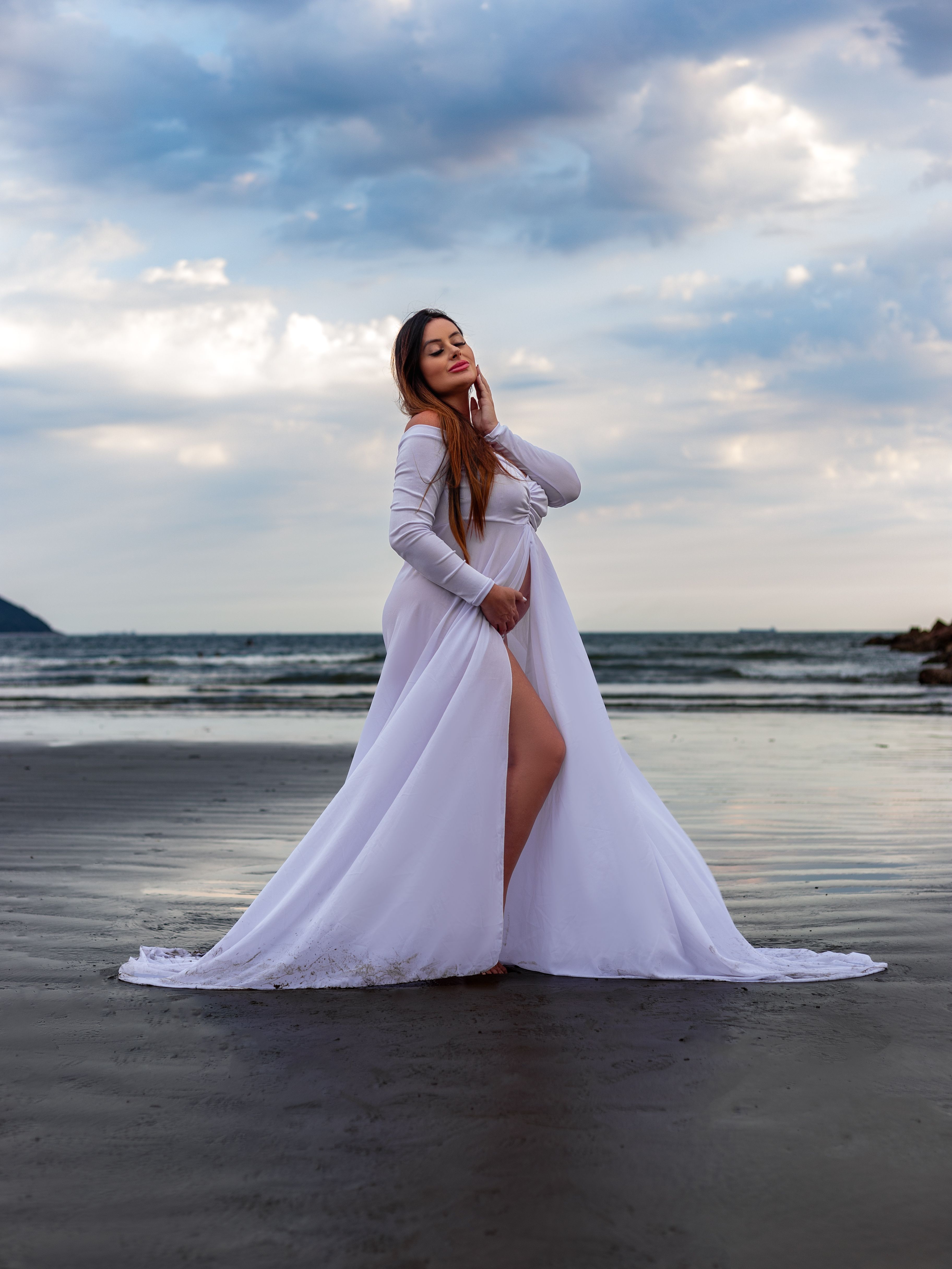 sachin and babi light blue dress Elegant White Halter Beach Dress by Free People