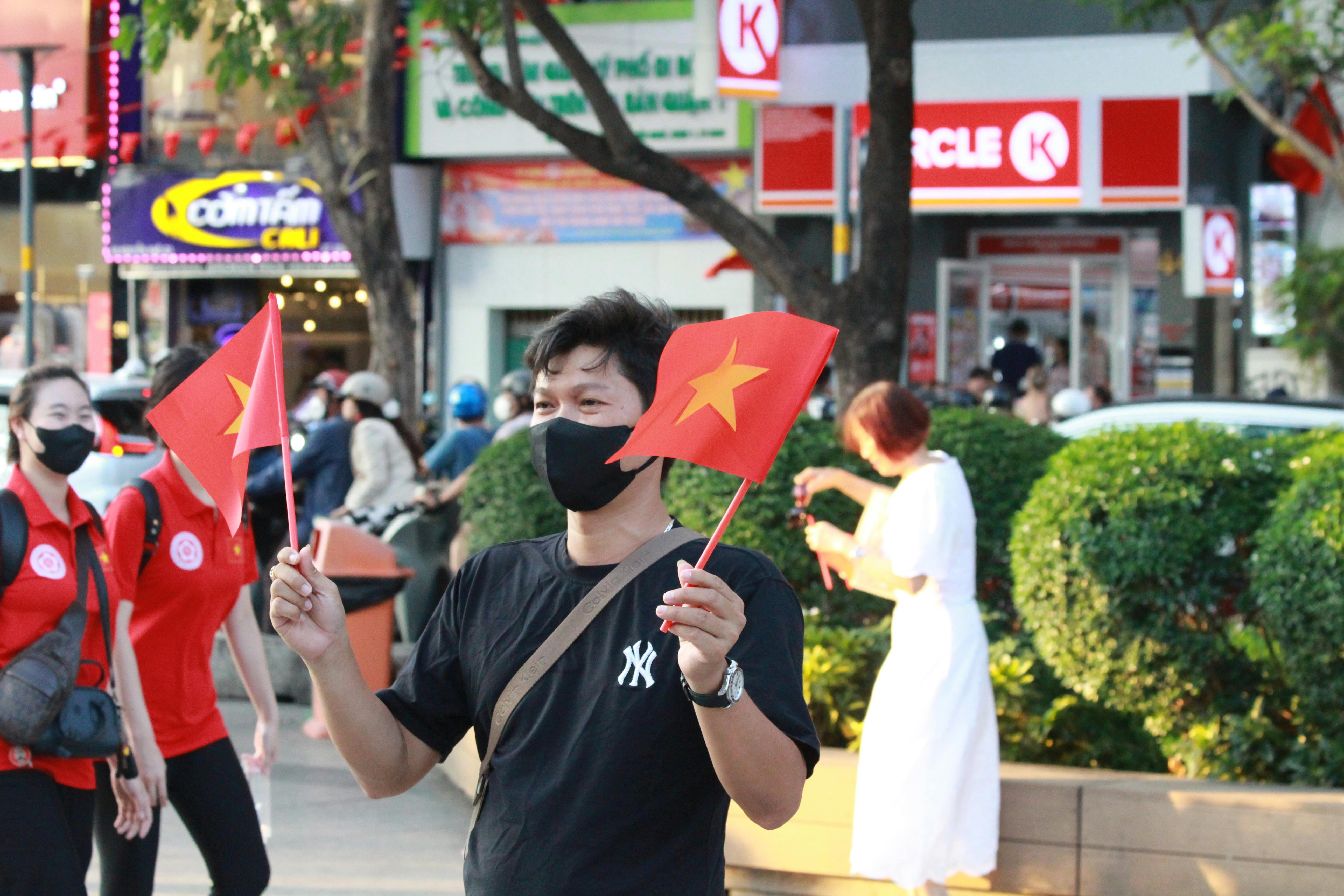 Free celebrating reunification Day in Vietnam 🇻🇳 Stock Photo
