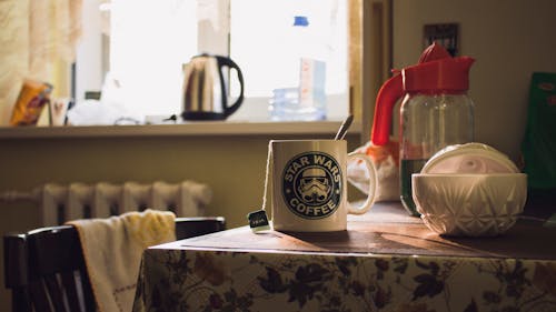 Star Wars Ceramic Mug on Table