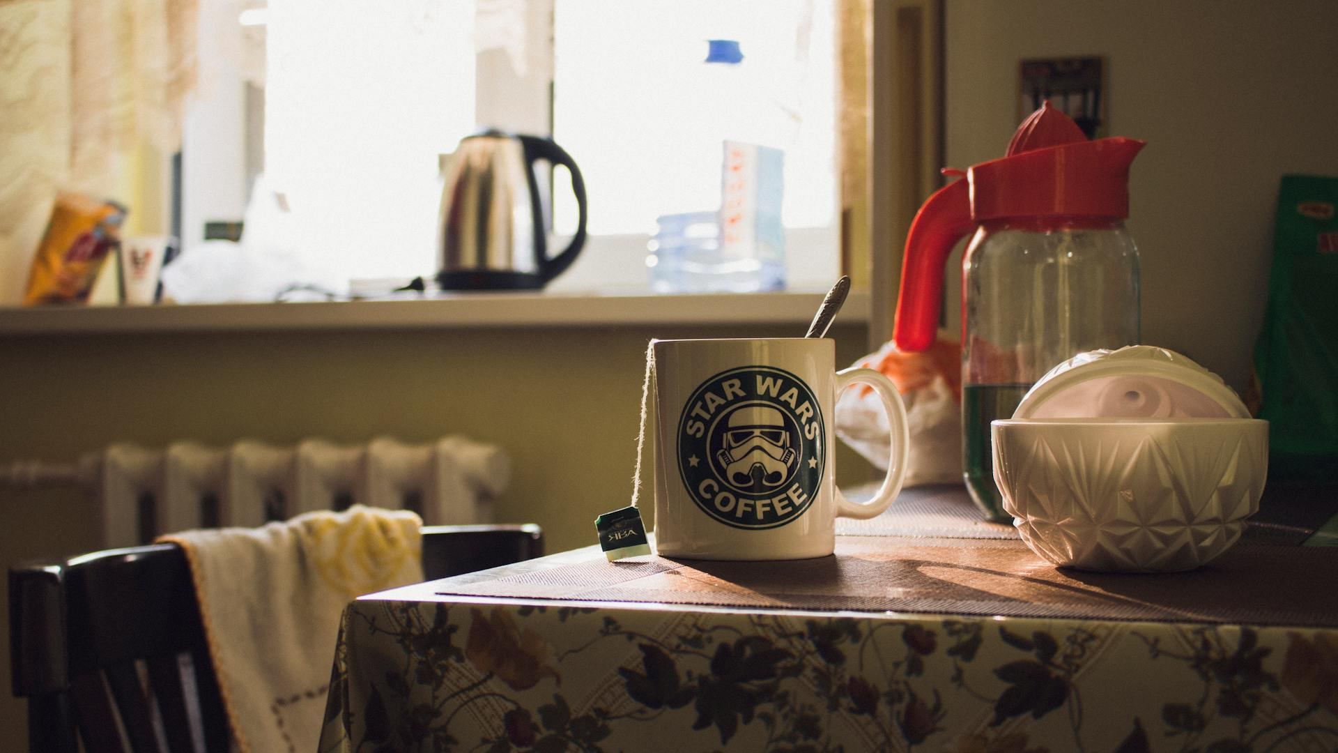 Star Wars Ceramic Mug on Table