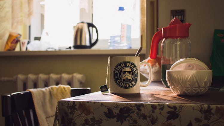 Star Wars Ceramic Mug On Table