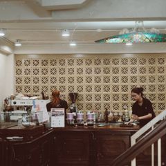 Kestrel Coffee counter on Aurelio Ave — photo by Pew Nguyen on Pexels