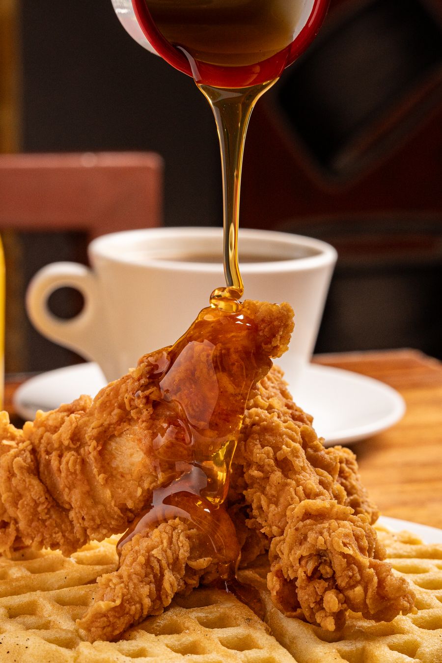 Chicken & Belgian Pearl Sugar Waffles
