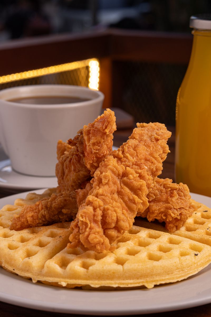 Waffle with 3 Fingers from PIZZA & STEAK MASTER in Philadelphia