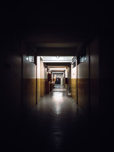 Empty school corridor, photo by Luka Mosca on Pexels