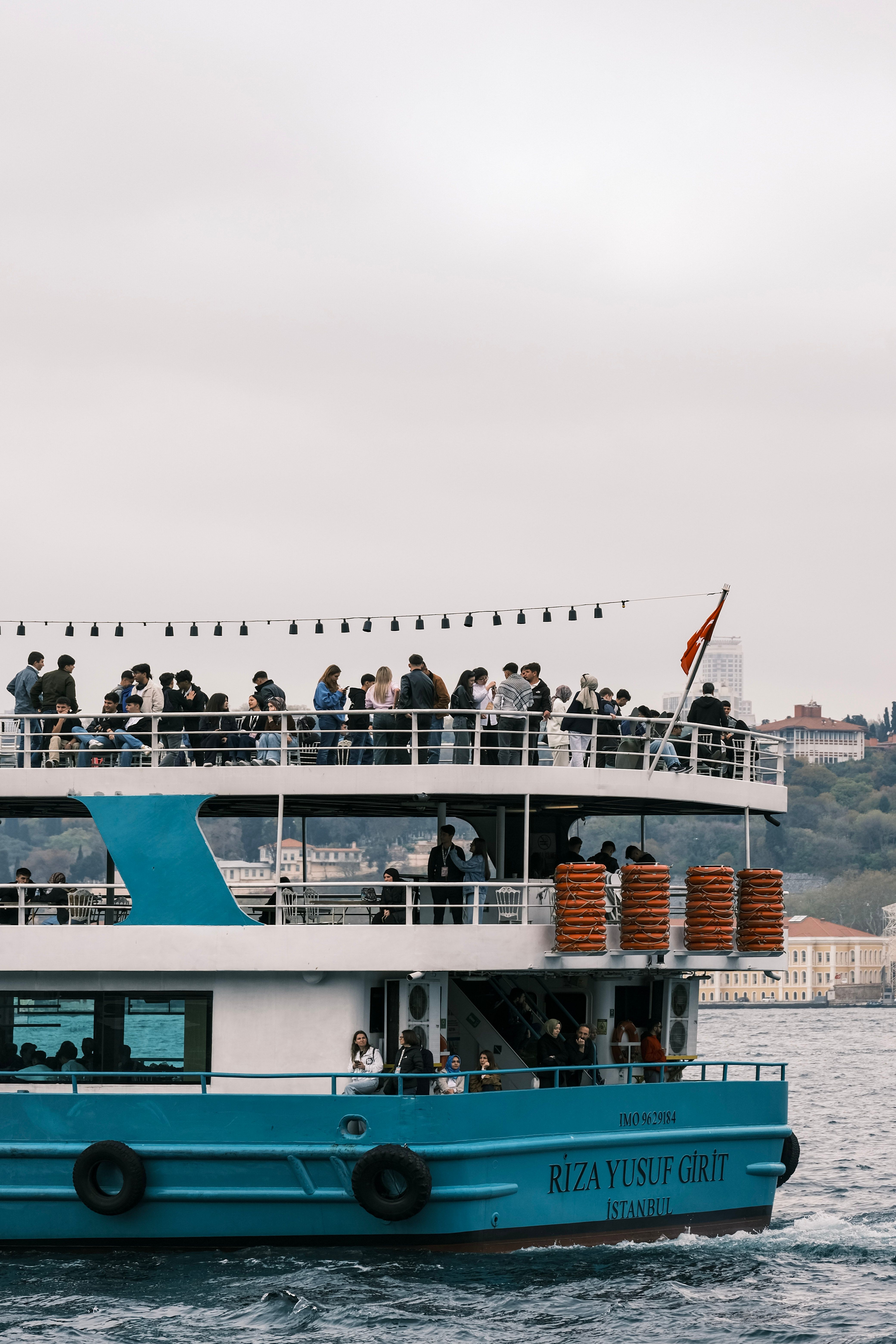 Scenic Ferry Ride in Istanbul on the Bosphorus · Free Stock Photo