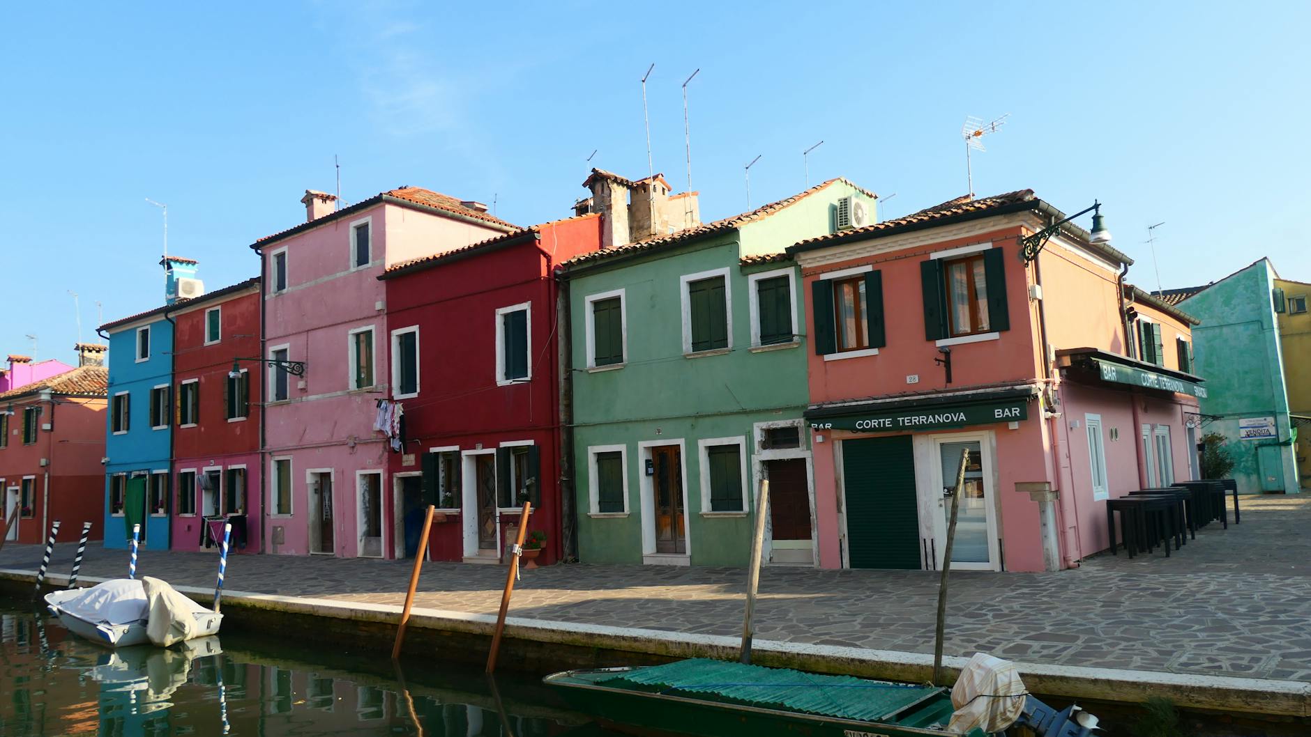 Burano Colorful Houses Venice Italy
