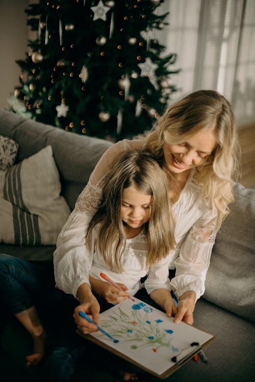 Fotobanka s bezplatnými fotkami na tému byť spolu, december, dieťa