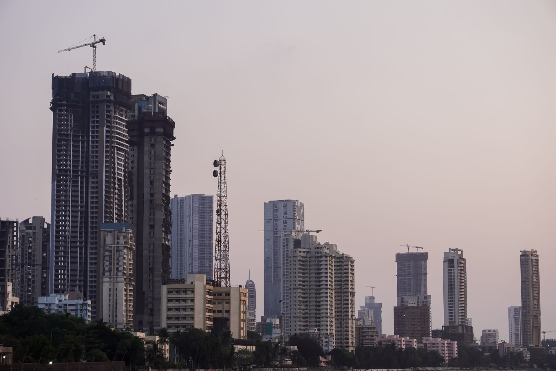 Mumbai skyline modern business district