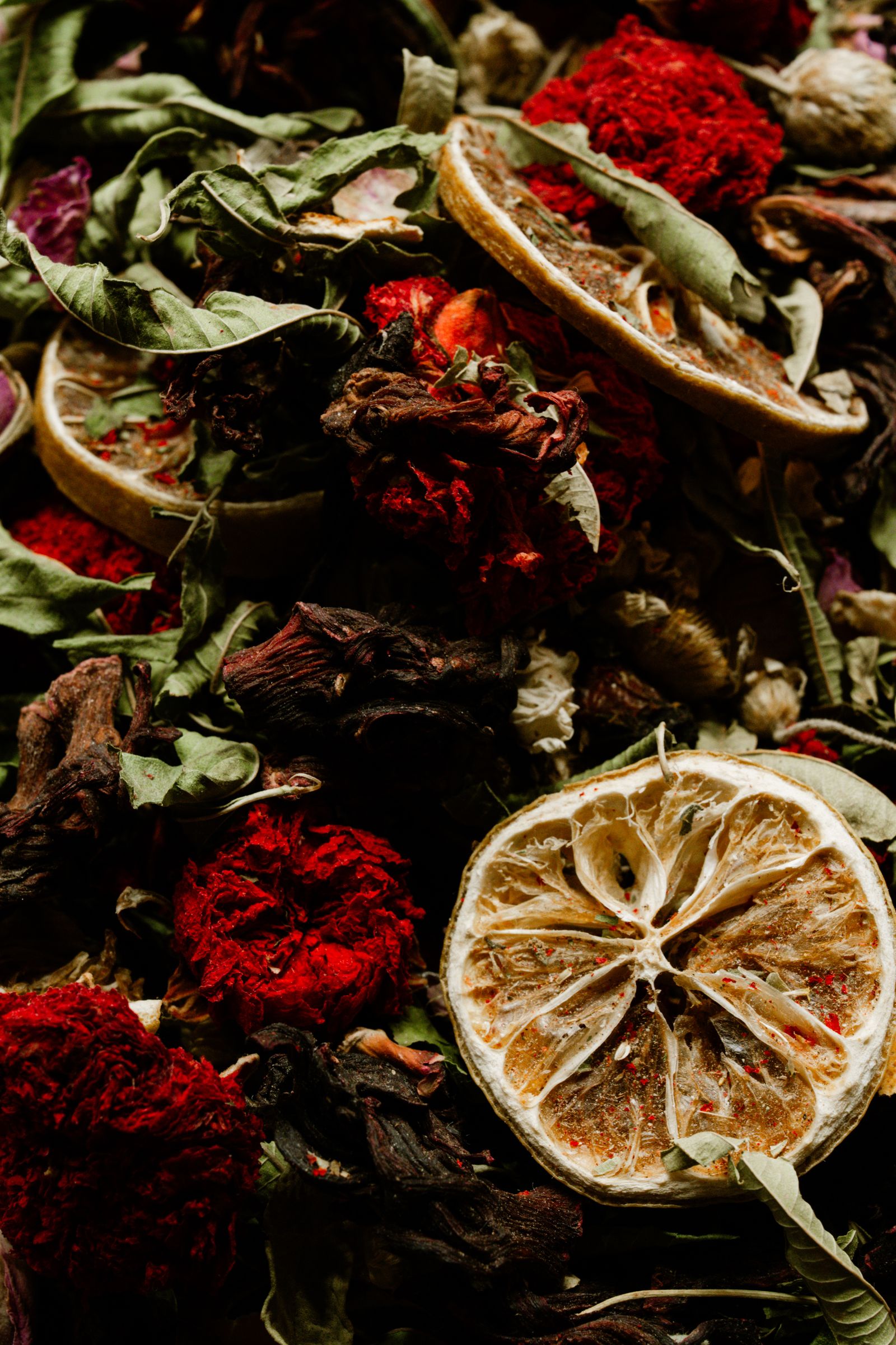 Dried citrus and botanicals still life for a gentle liver support routine without harsh cleanses