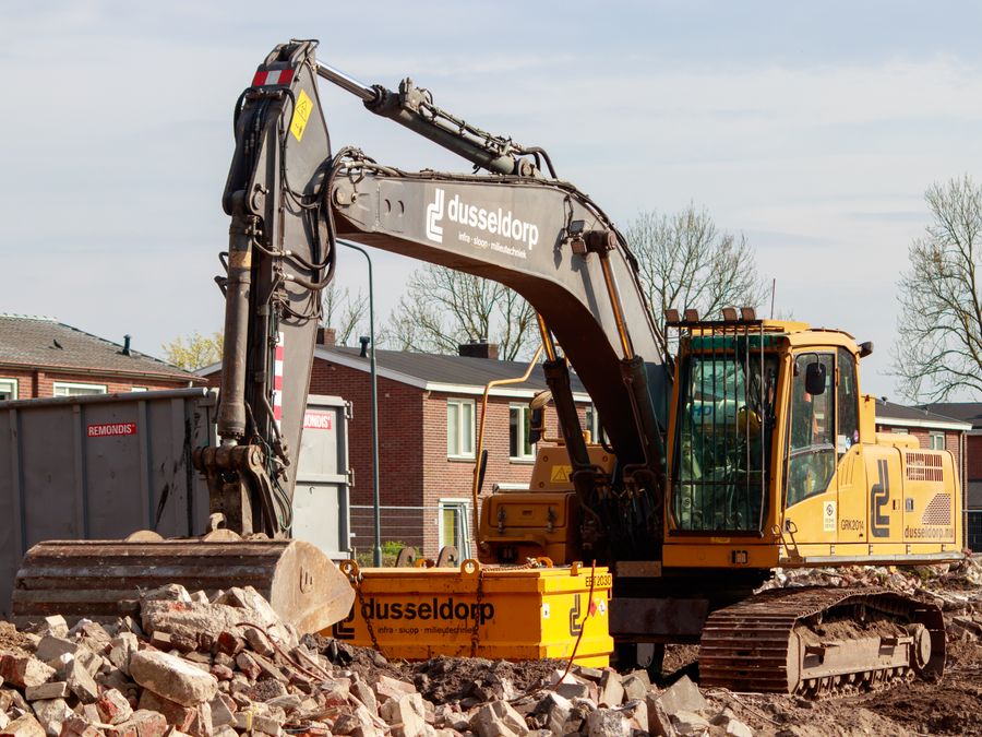 Heavy construction equipment representative product photograph