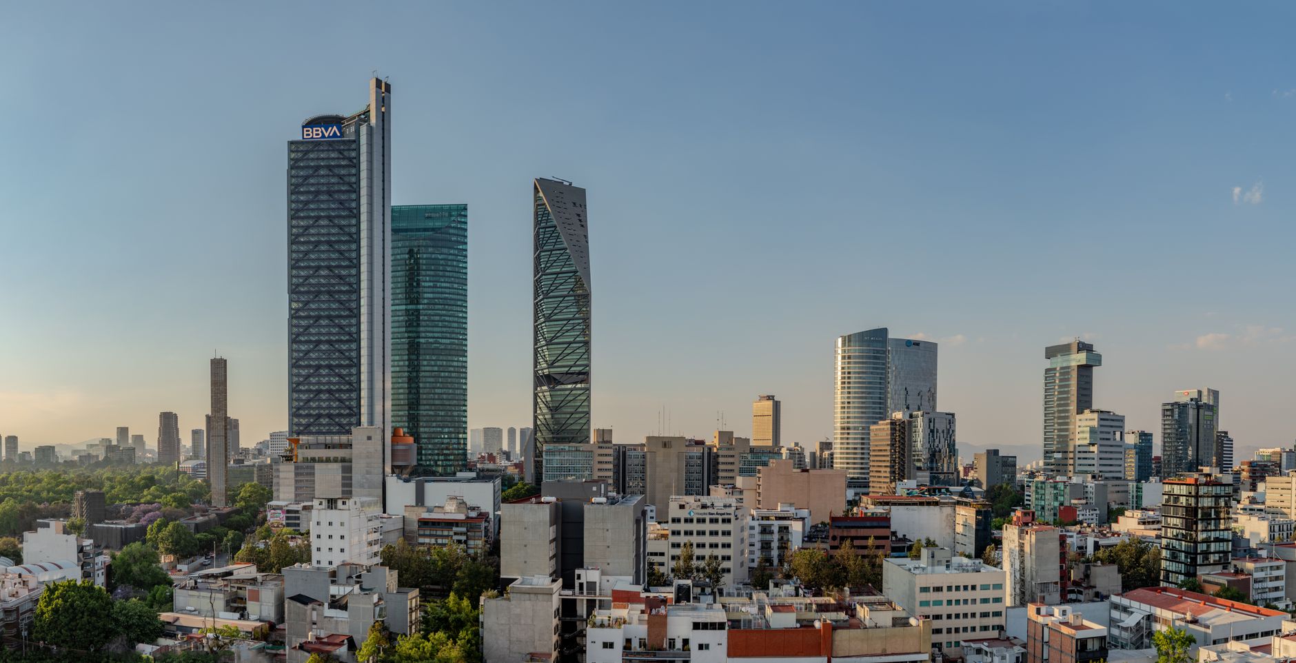 Los rascacielos de Ciudad de México