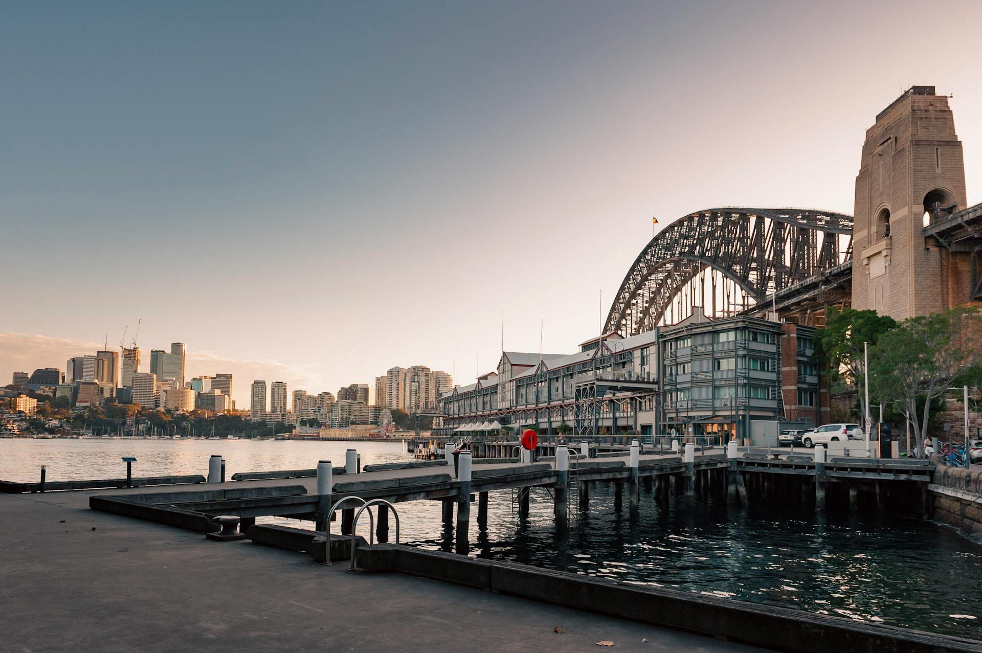 Sydney Harbour Bridge View from Hickson Road
