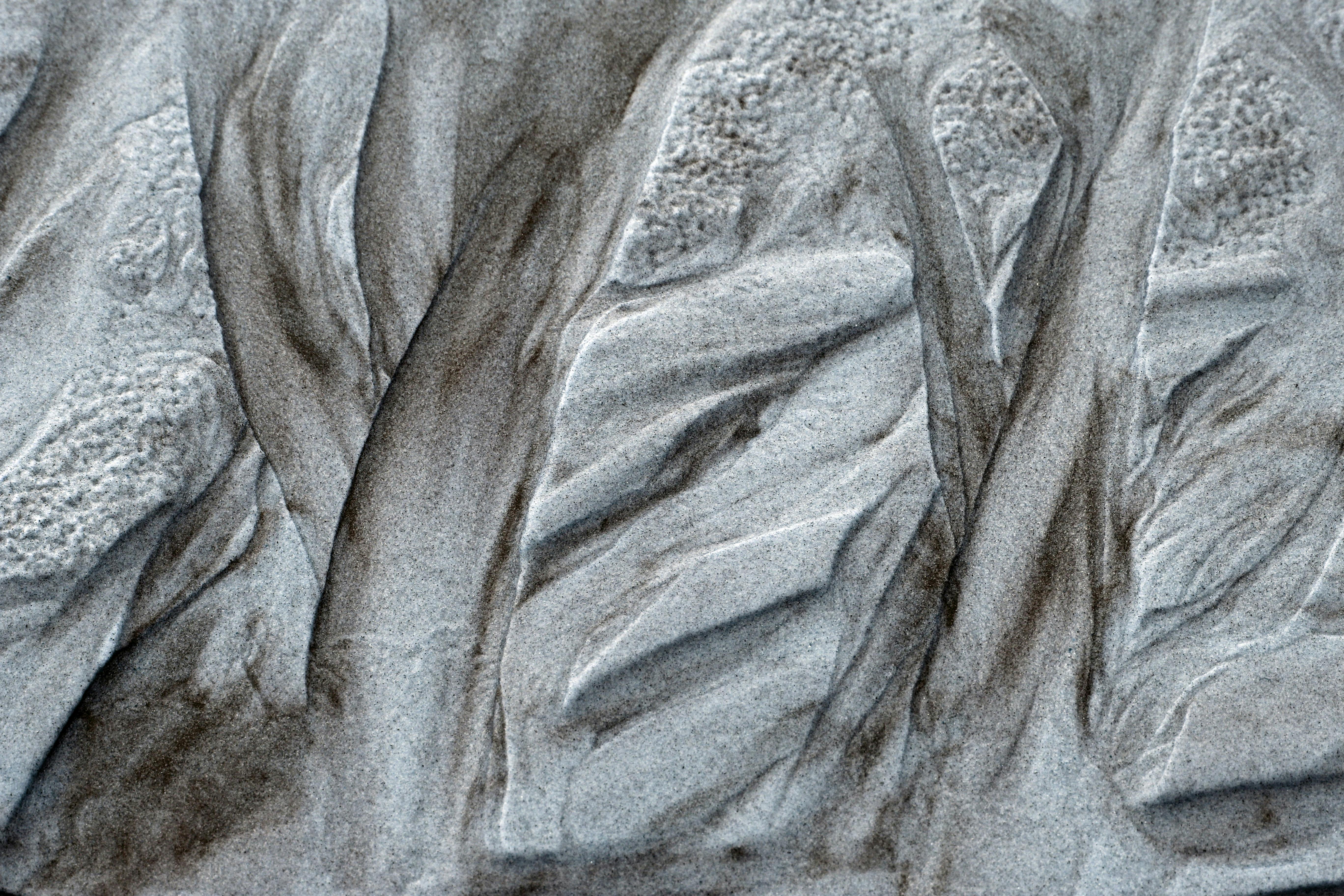 Abstract Sand Patterns on Guaratuba Beach · Free Stock Photo