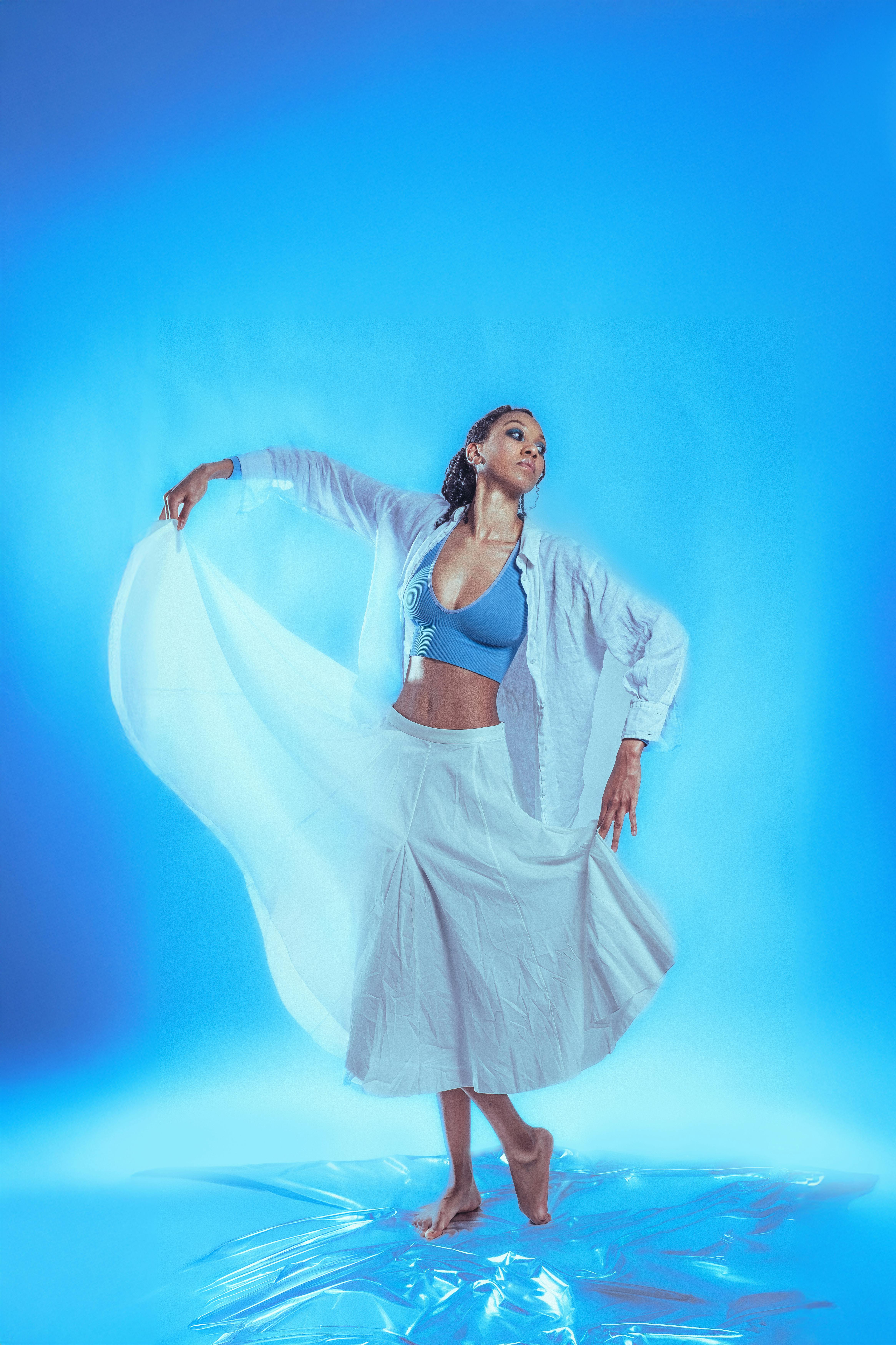 Instructor leading a dance class