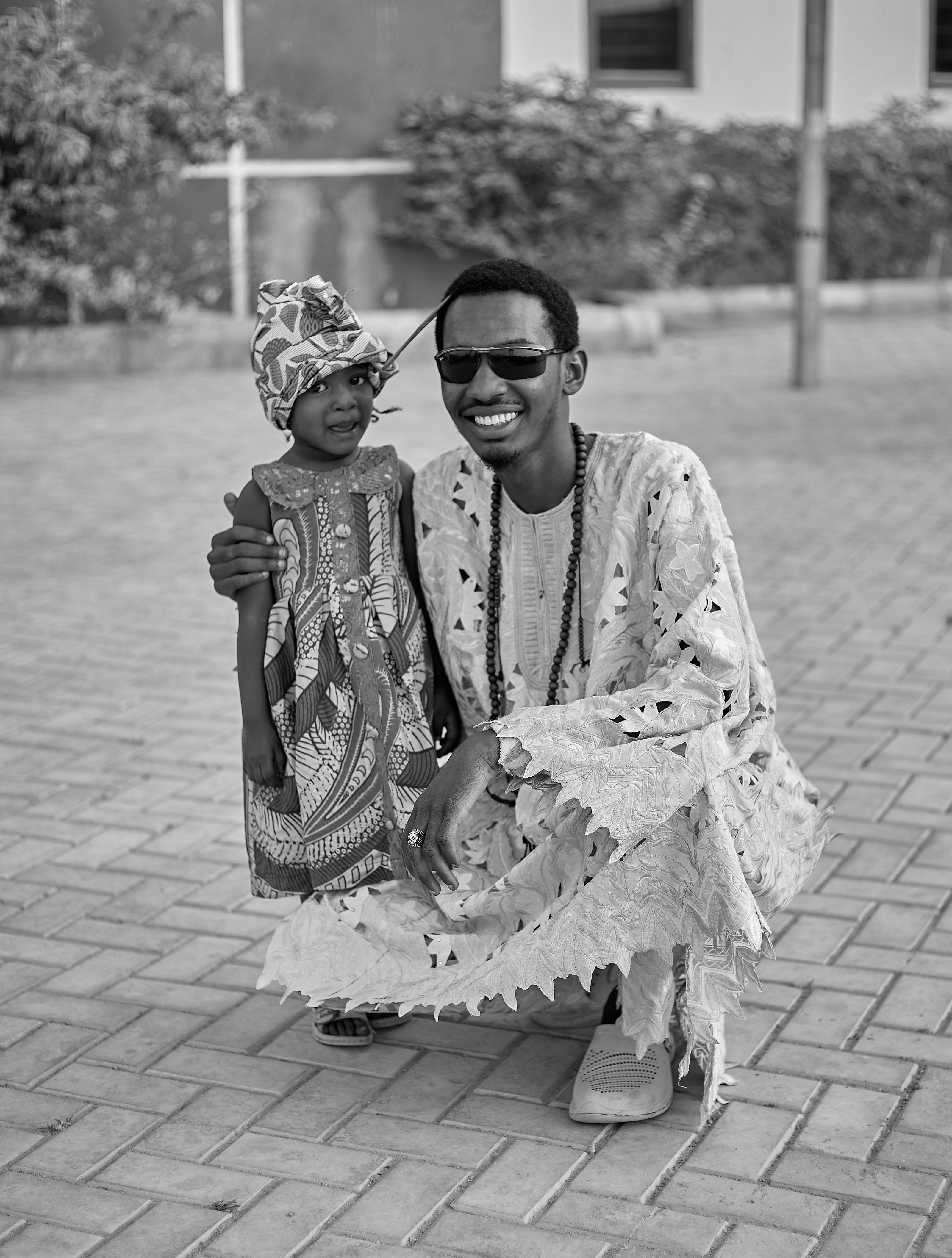 Father and Daughter in Traditional African Attire Outdoors · Free Stock ...