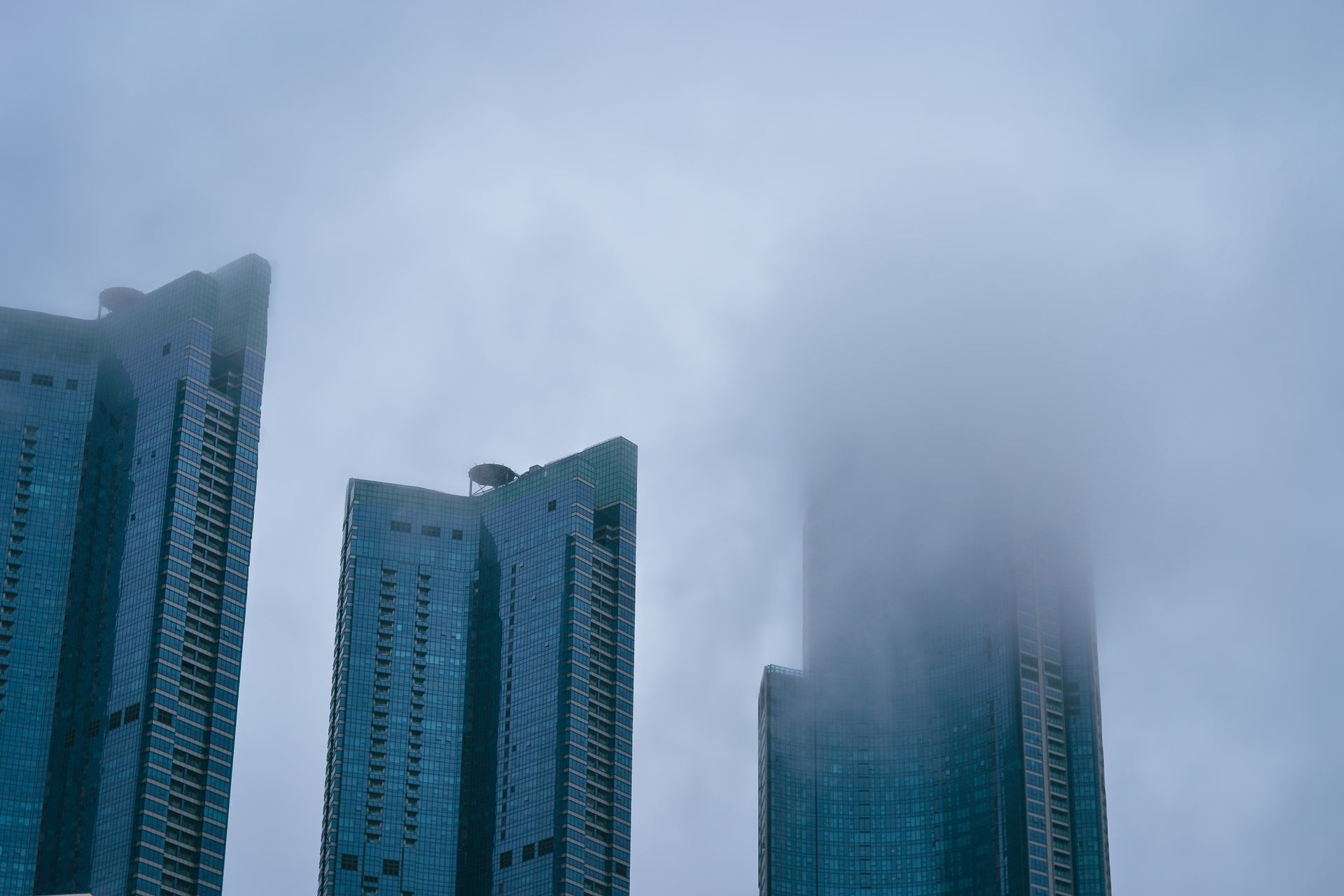 Modern skyscrapers in Busan South Korea