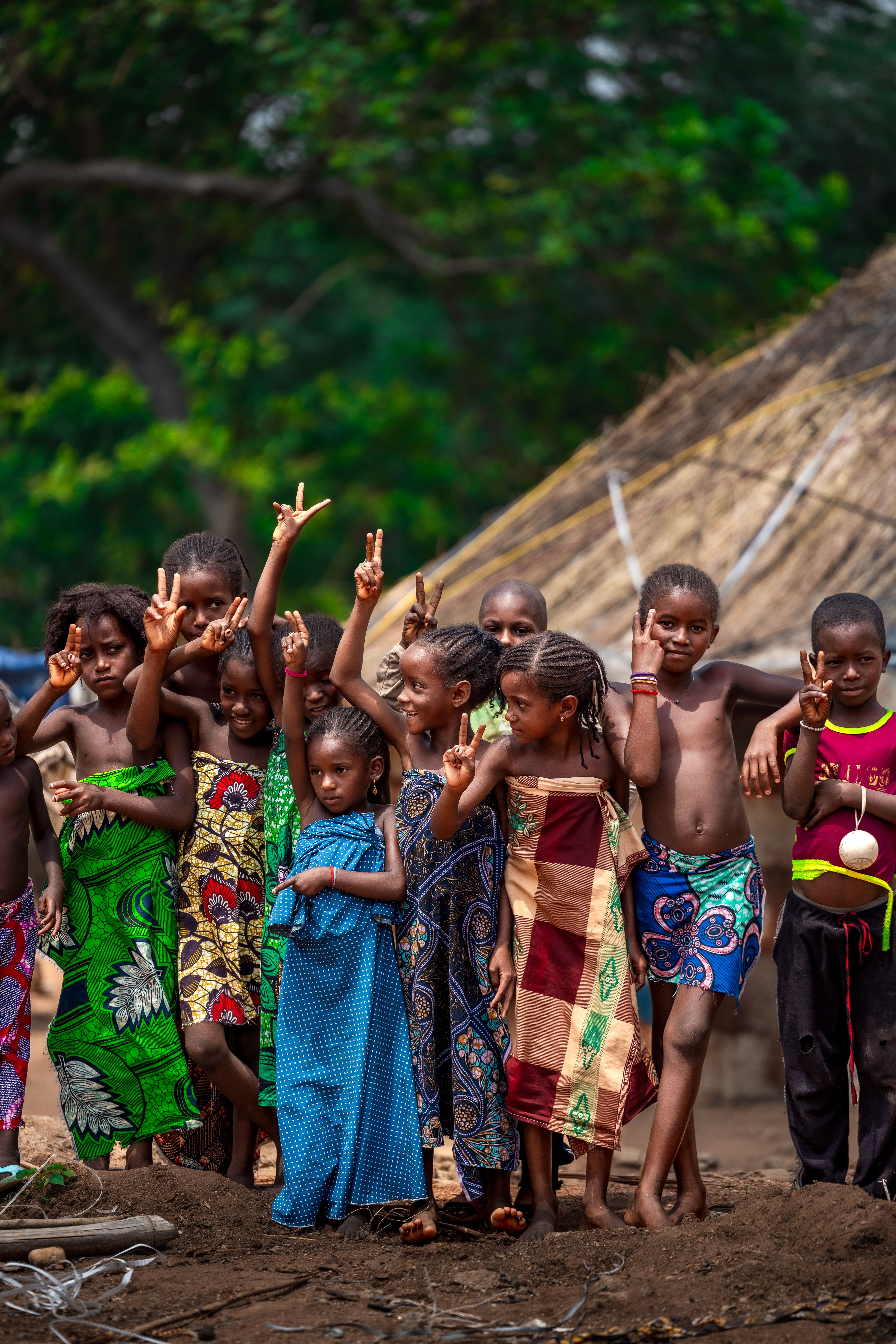Joyful Children in Rural Abuja, Nigeria · Free Stock Photo