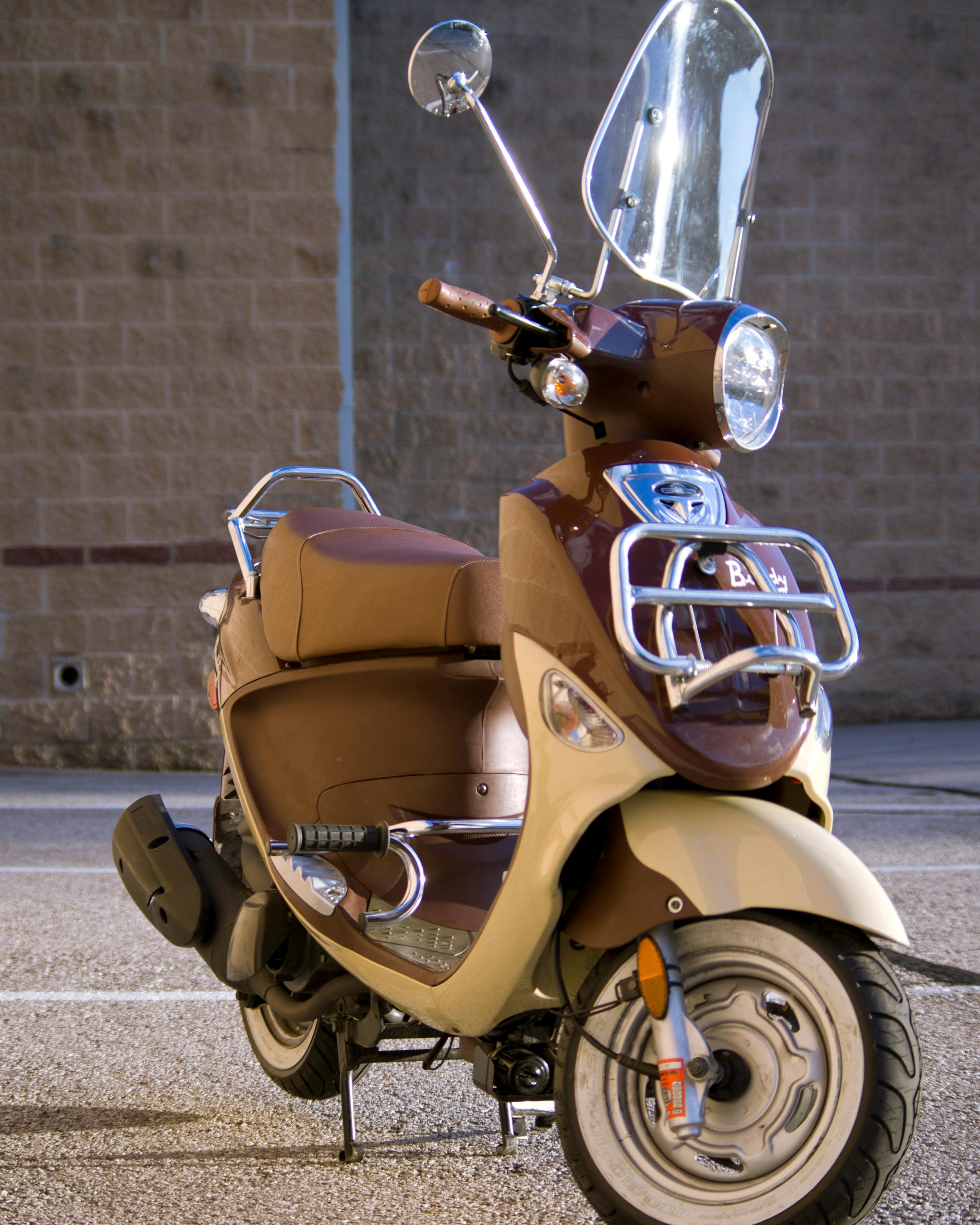 Free stock photo of brown, genuine buddy, motor scooter