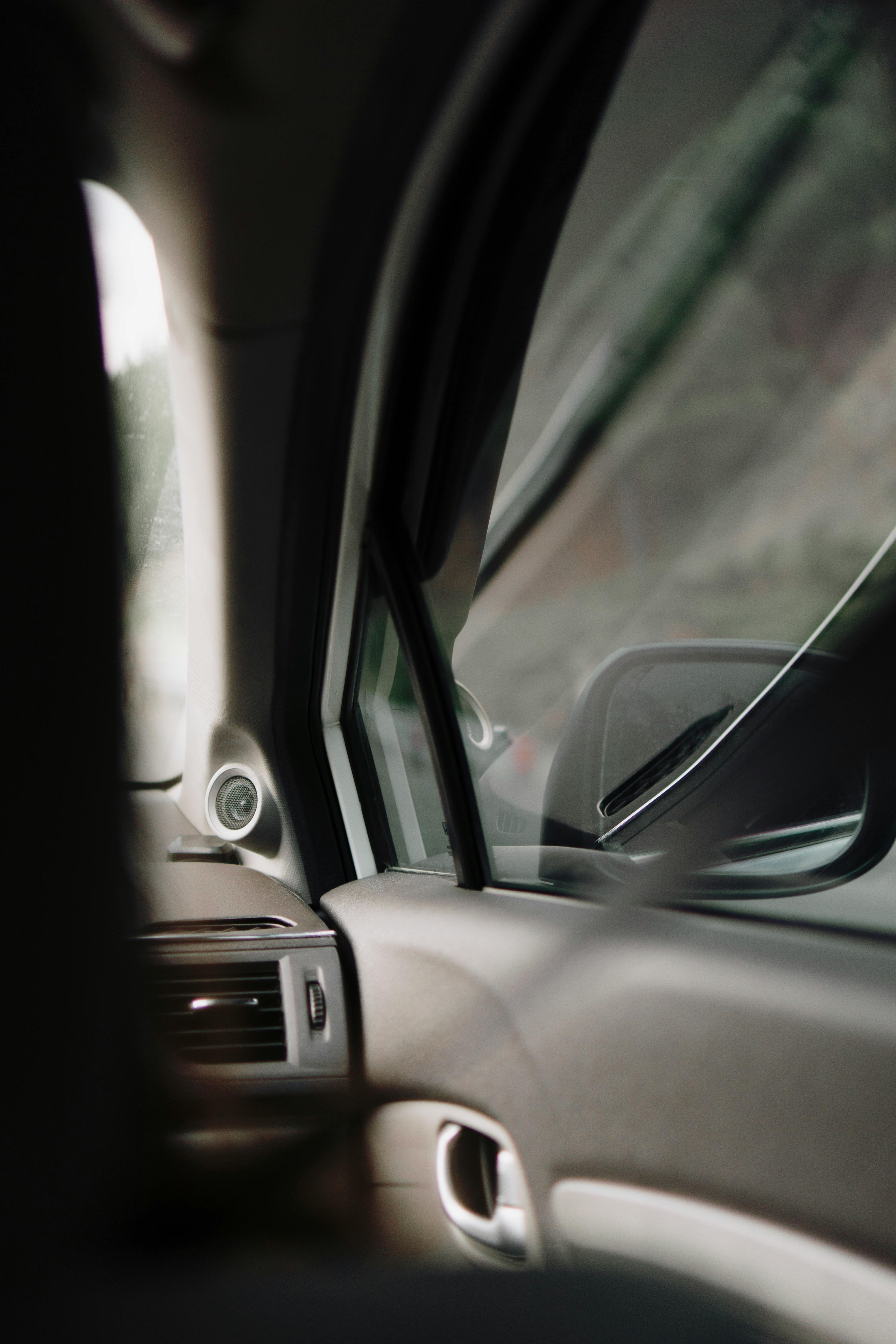 Inside Car View Through Side Window · Free Stock Photo