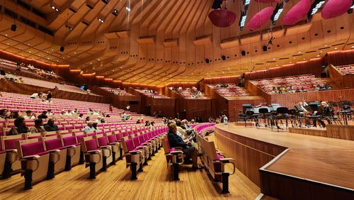 Rows of Red Seats in Sydney Opera House · Free Stock Photo