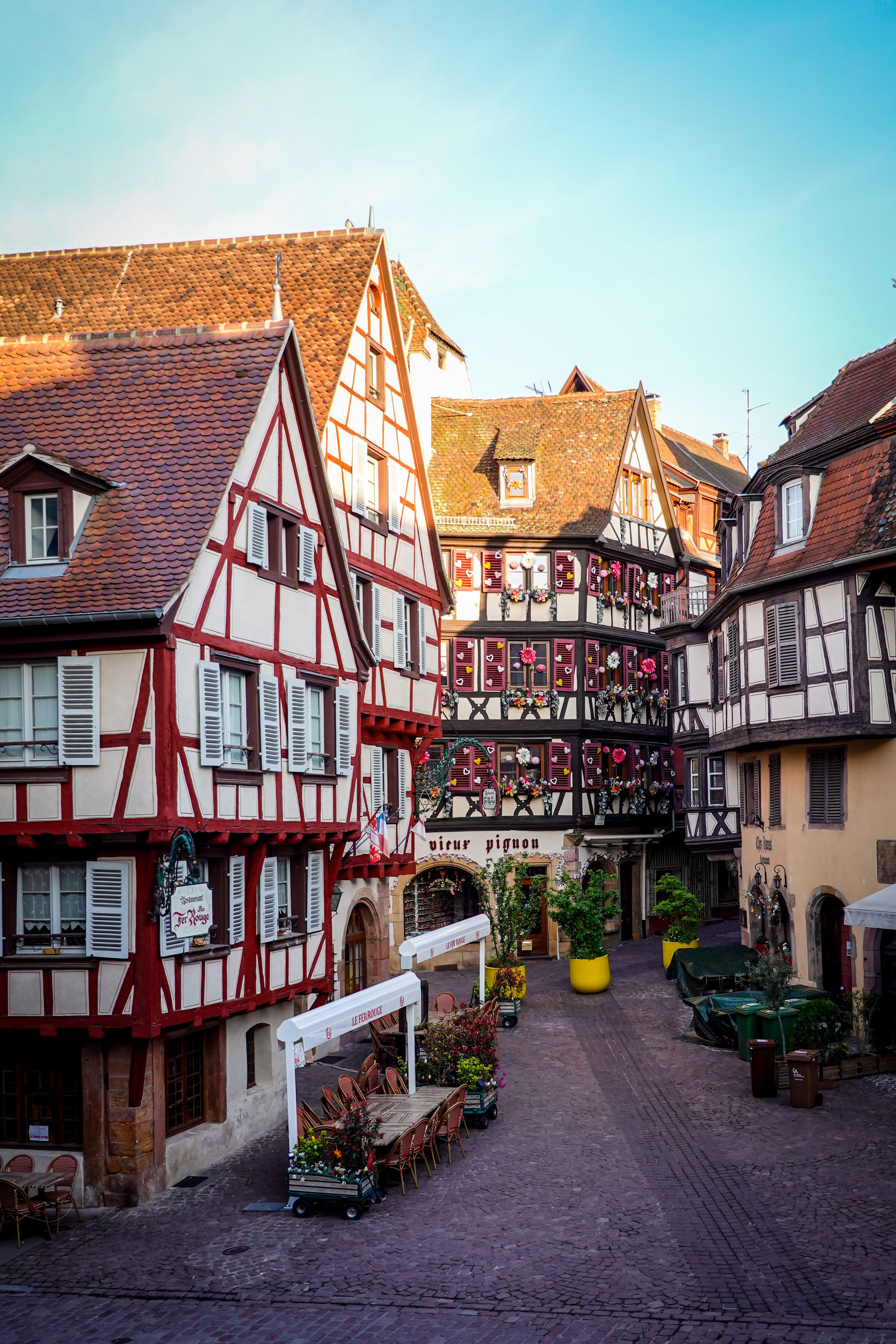 Charming European Timber Frame House at Night · Free Stock Photo