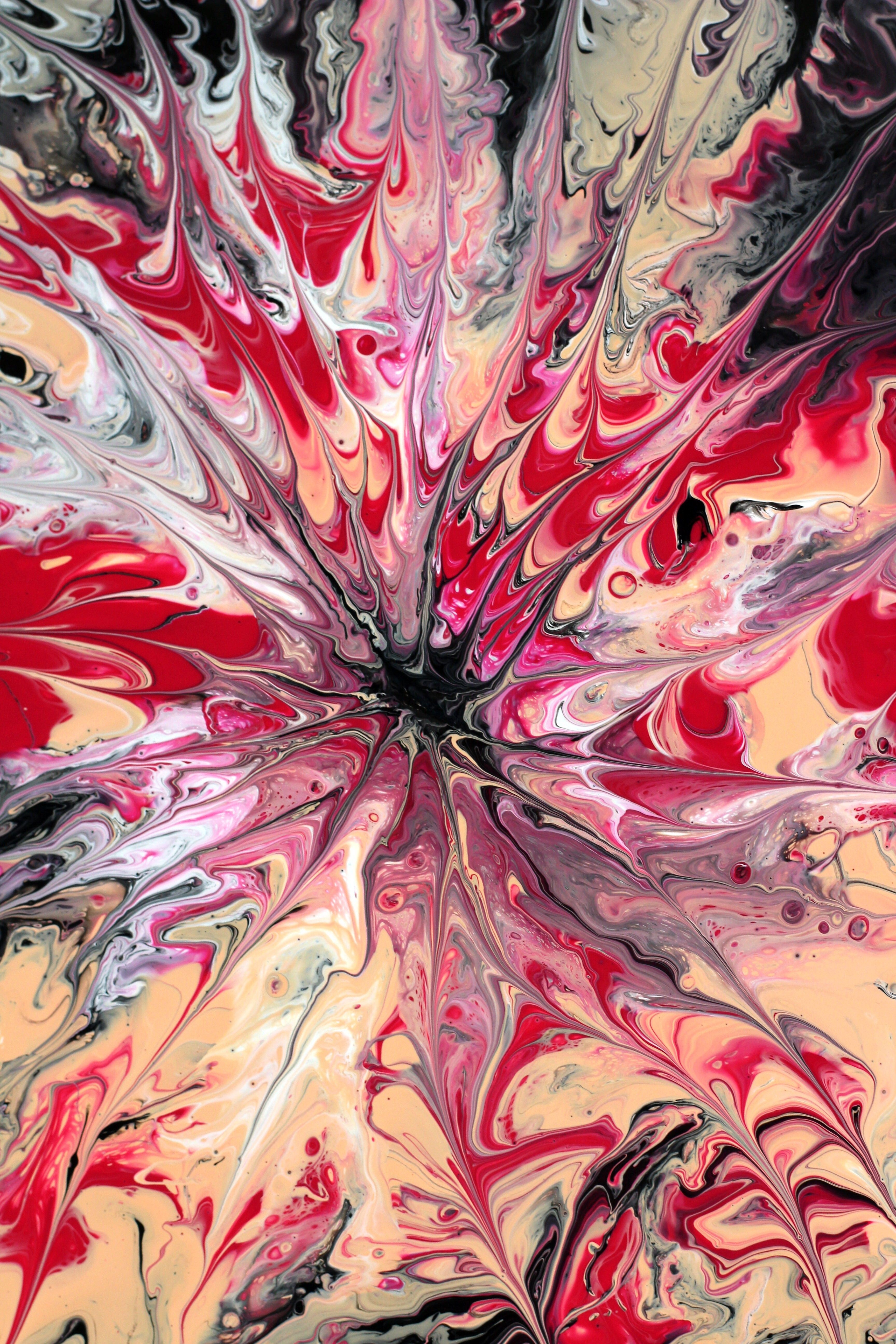Vibrant Abstract Paint Splash Artwork · Free Stock Photo