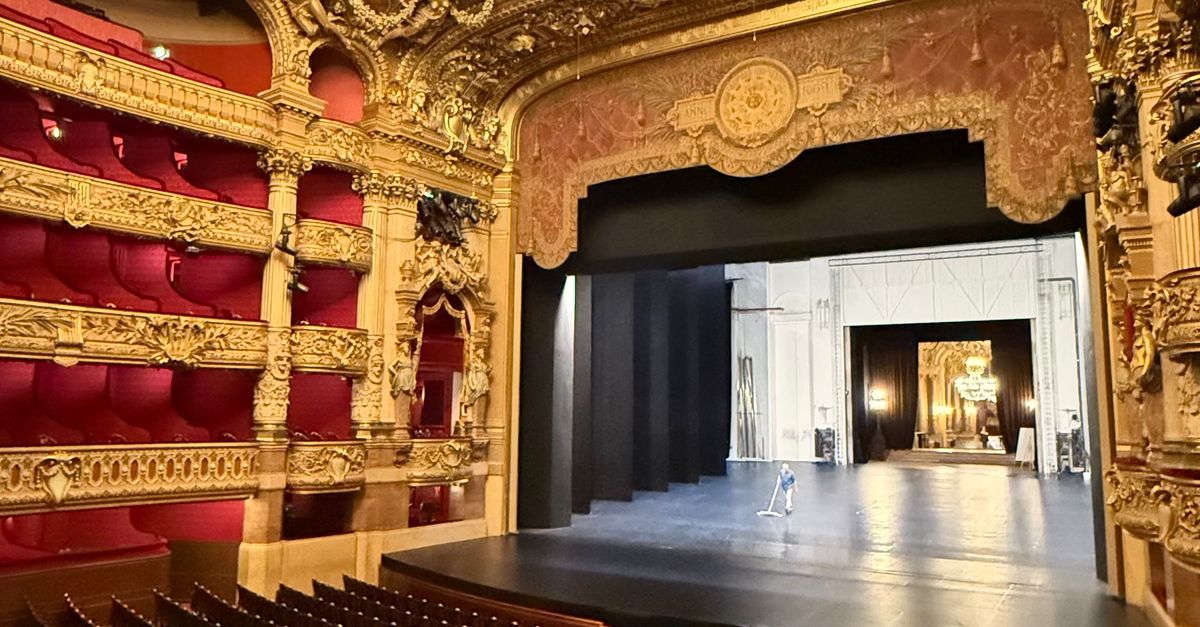 Ornate Interior of Paris Opera House · Free Stock Photo