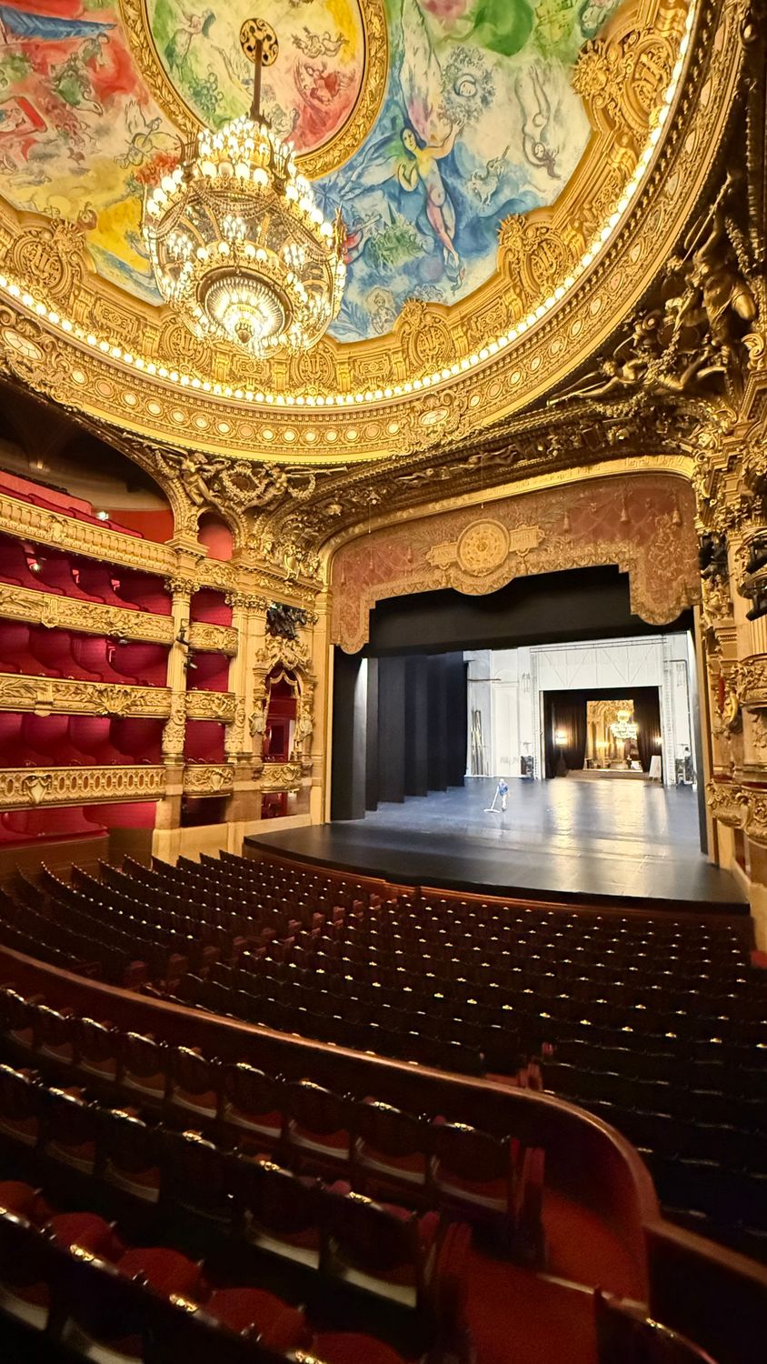 Ornate Interior of Paris Opera House · Free Stock Photo