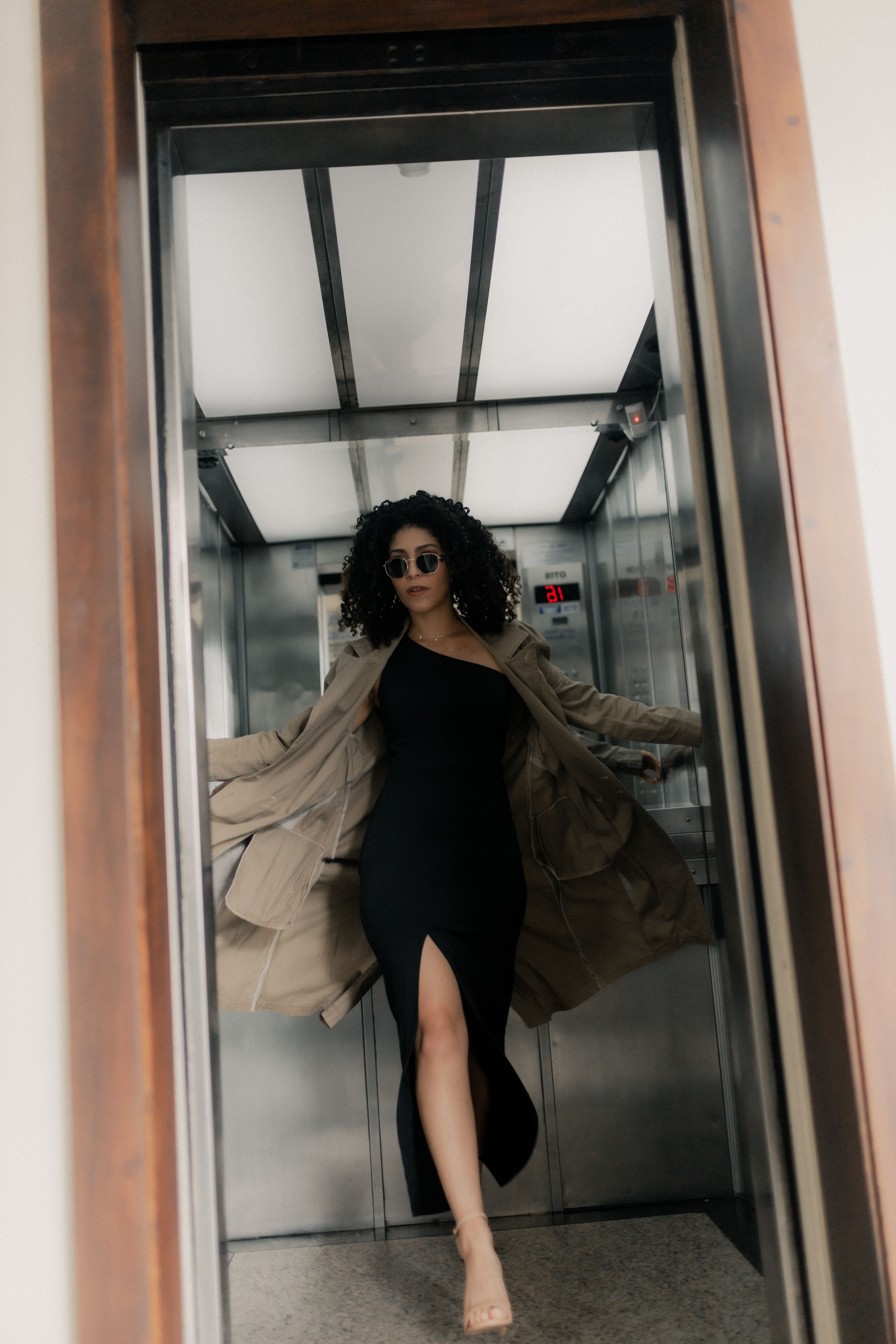 Vestido Midi Canelado