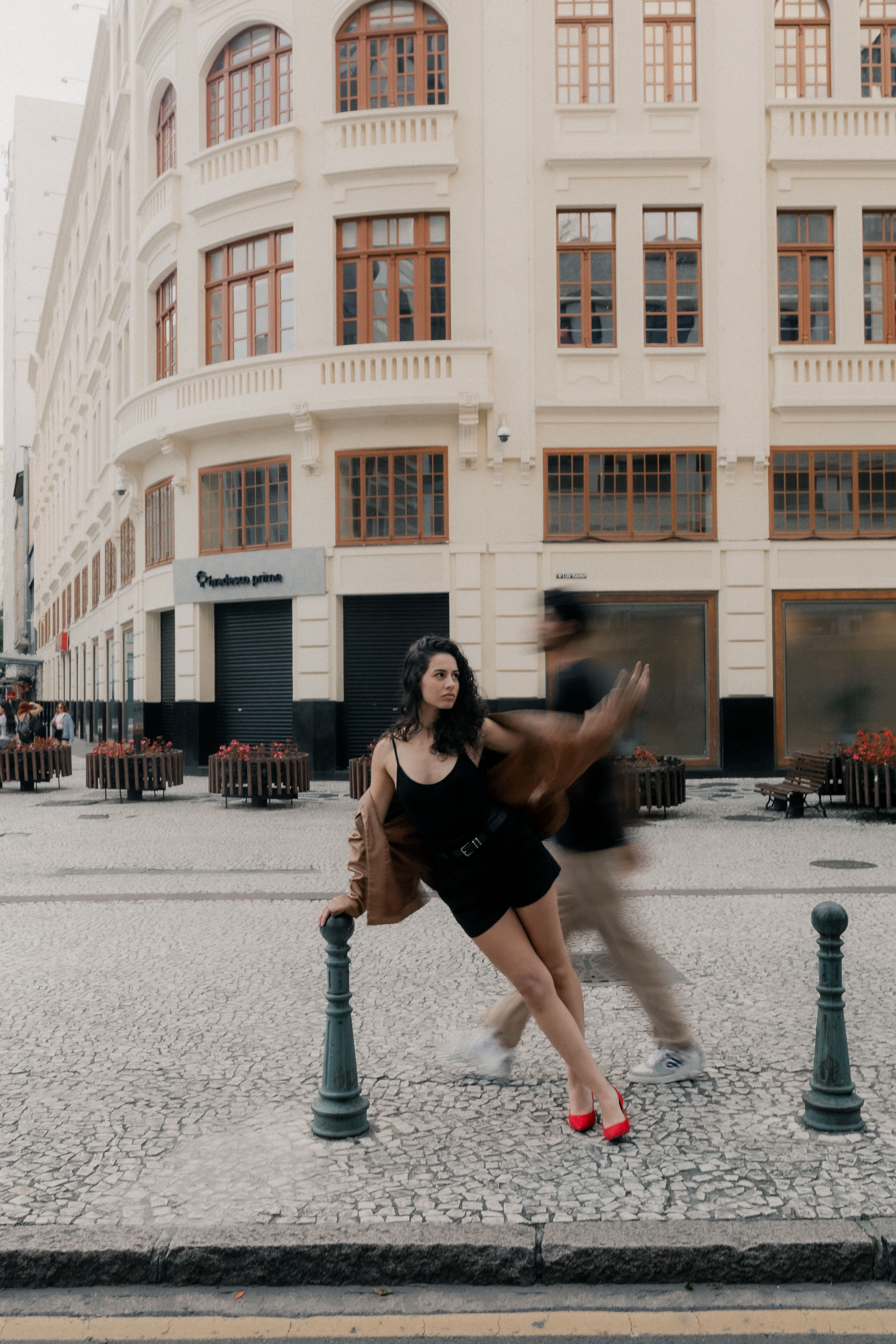 Urban Street Scene with Motion Blur Effect · Free Stock Photo