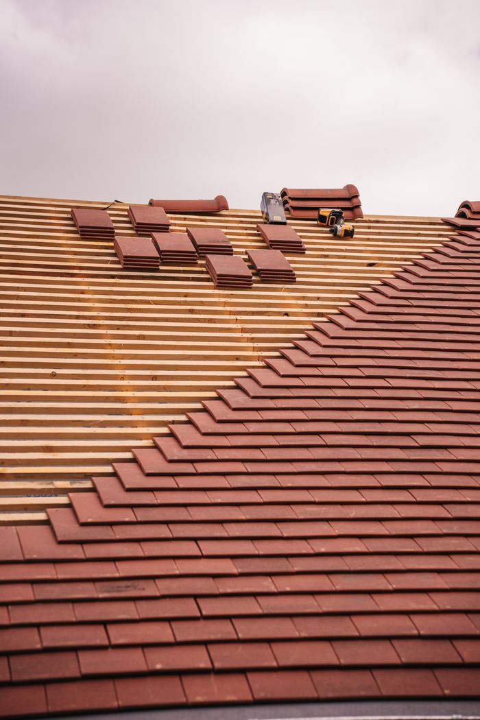 Tile roofing installation