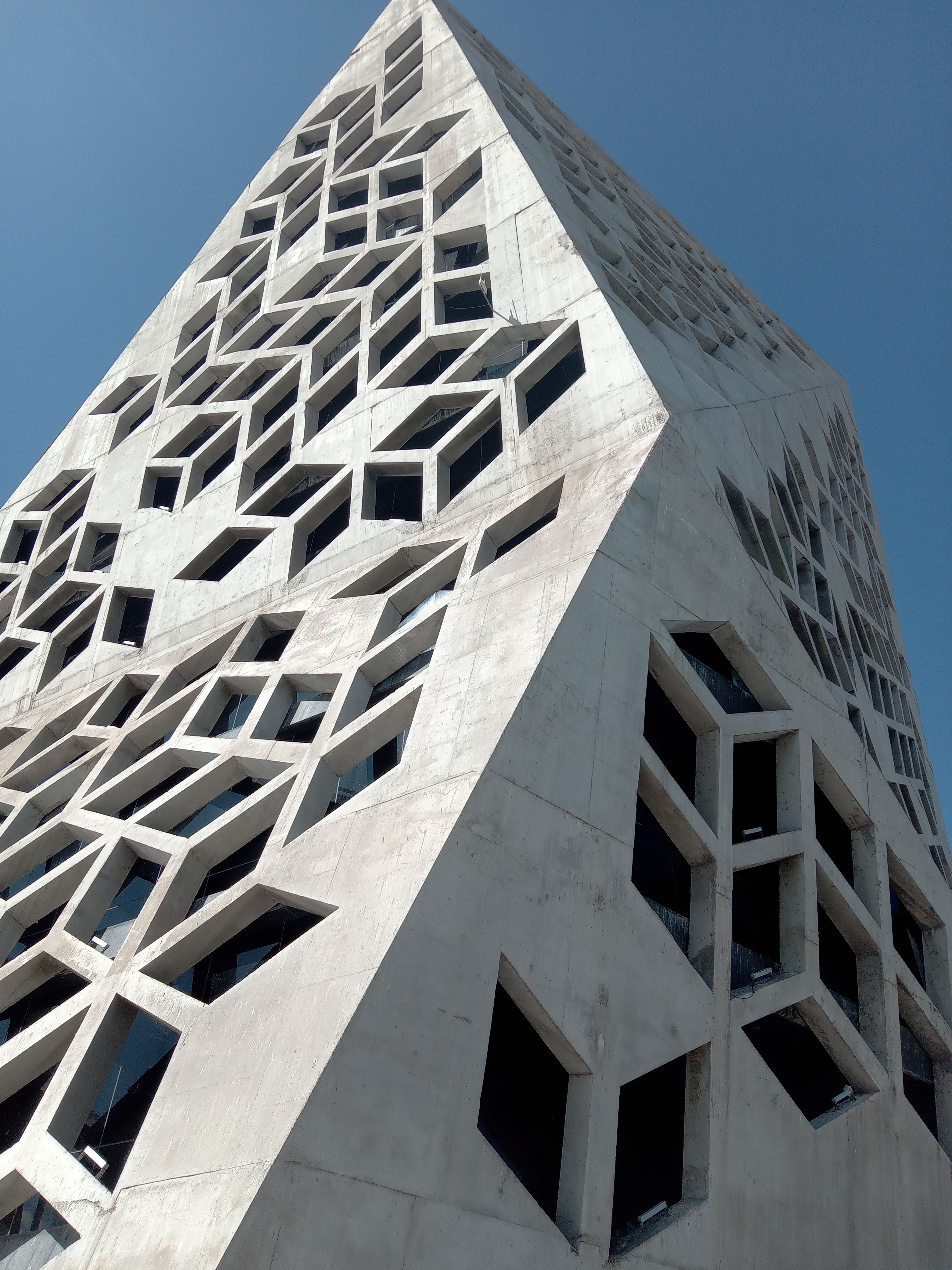 Geometric Architecture of Modern Building · Free Stock Photo