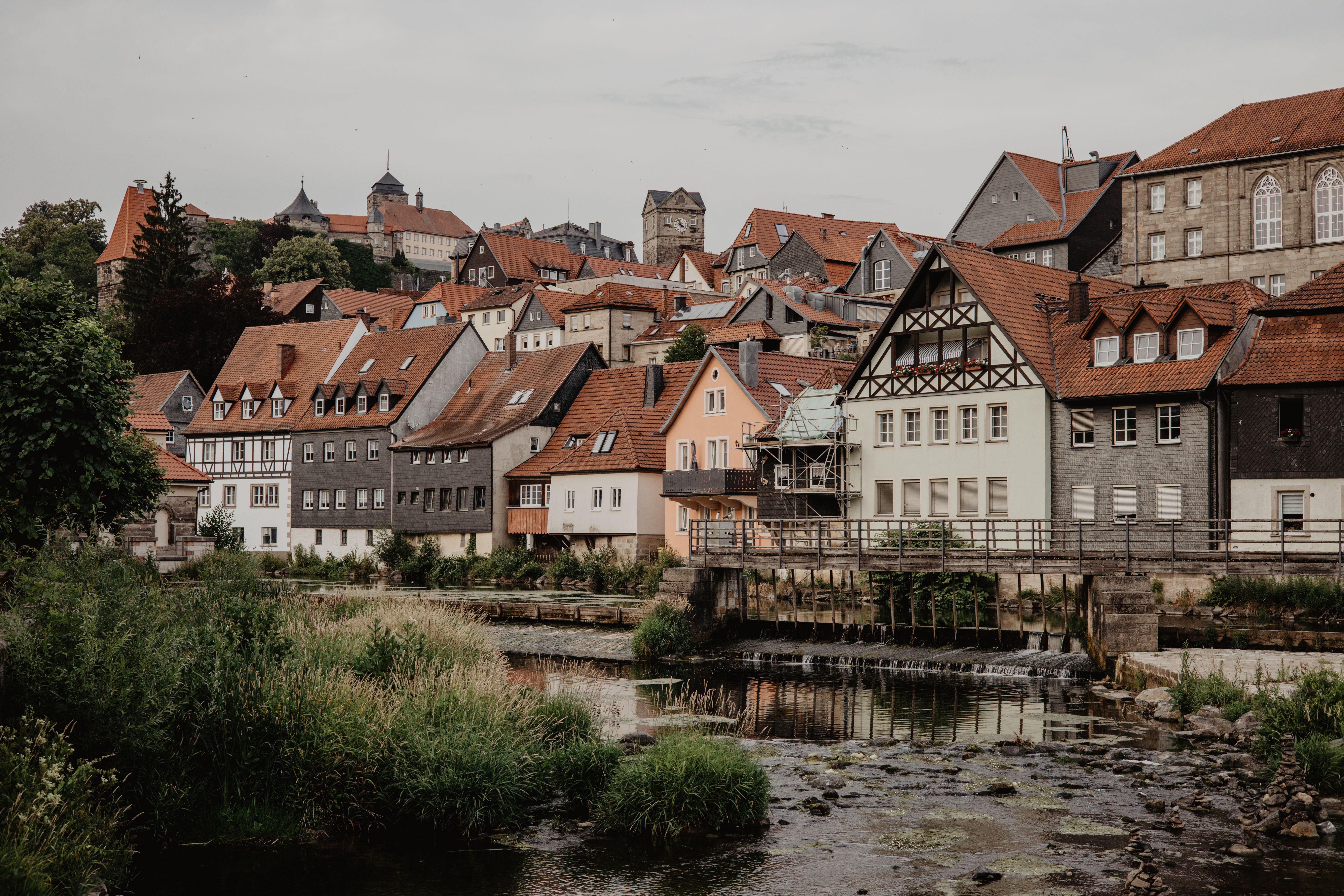 Quaint German Village with Historical Architecture · Free Stock Photo