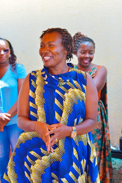 Kenyan professionals in a working session