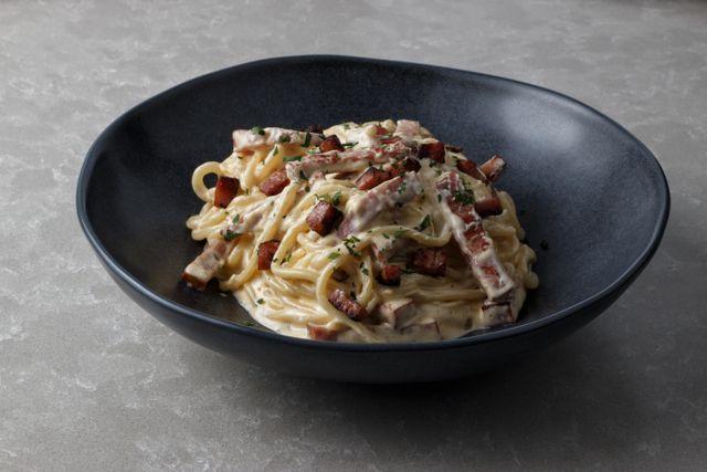 In the kitchen