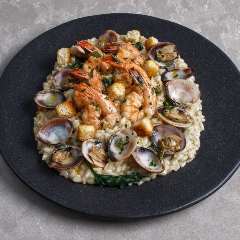 Dinner Party Scallop and Champagne Carnaroli Risotto