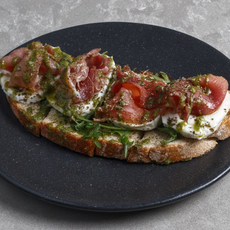 Prosciutto and Fresh Mozzarella Panini