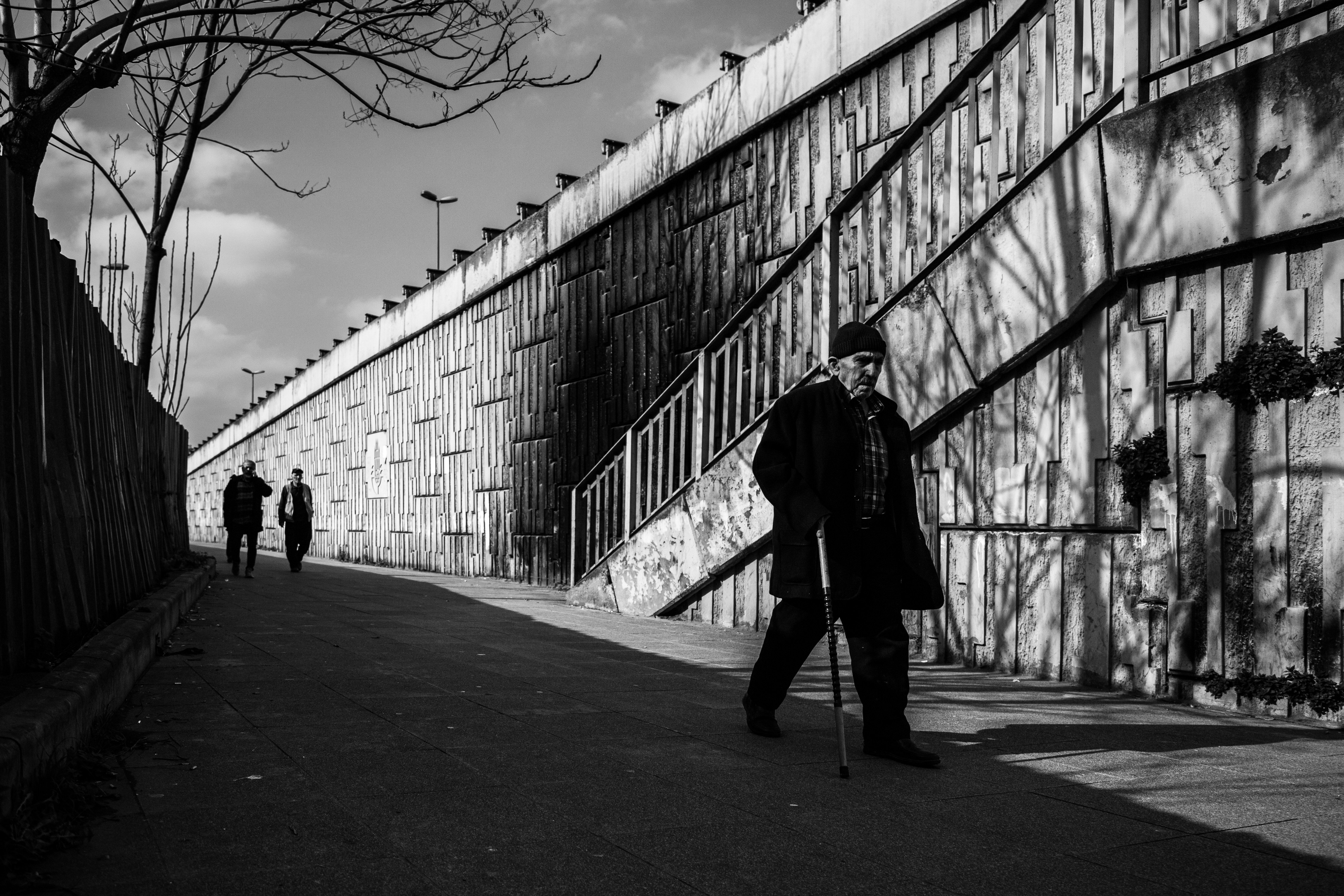 Black and White Urban Scene in Istanbul · Free Stock Photo
