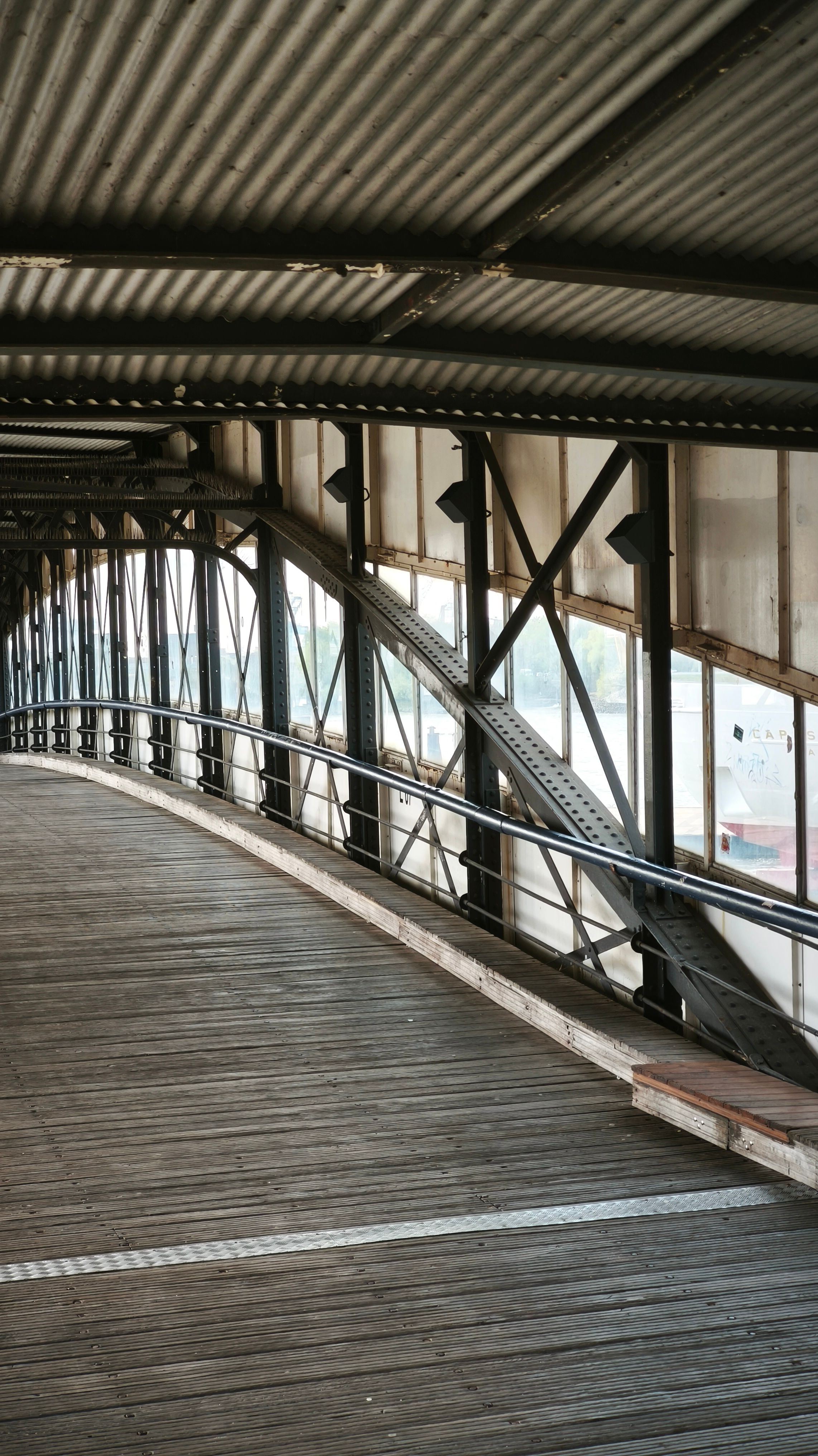 Industrial Bridge Interior in Hamburg · Free Stock Photo