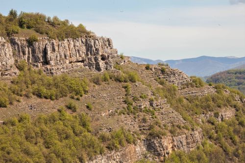 Free Stunning view of rocky cliffs and lush greenery in Gara Bov, Bulgaria. Stock Photo