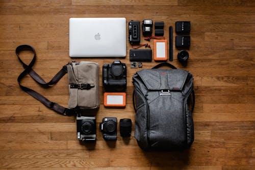 Fotobanka s bezplatnými fotkami na tému Apple, batoh, batožina
