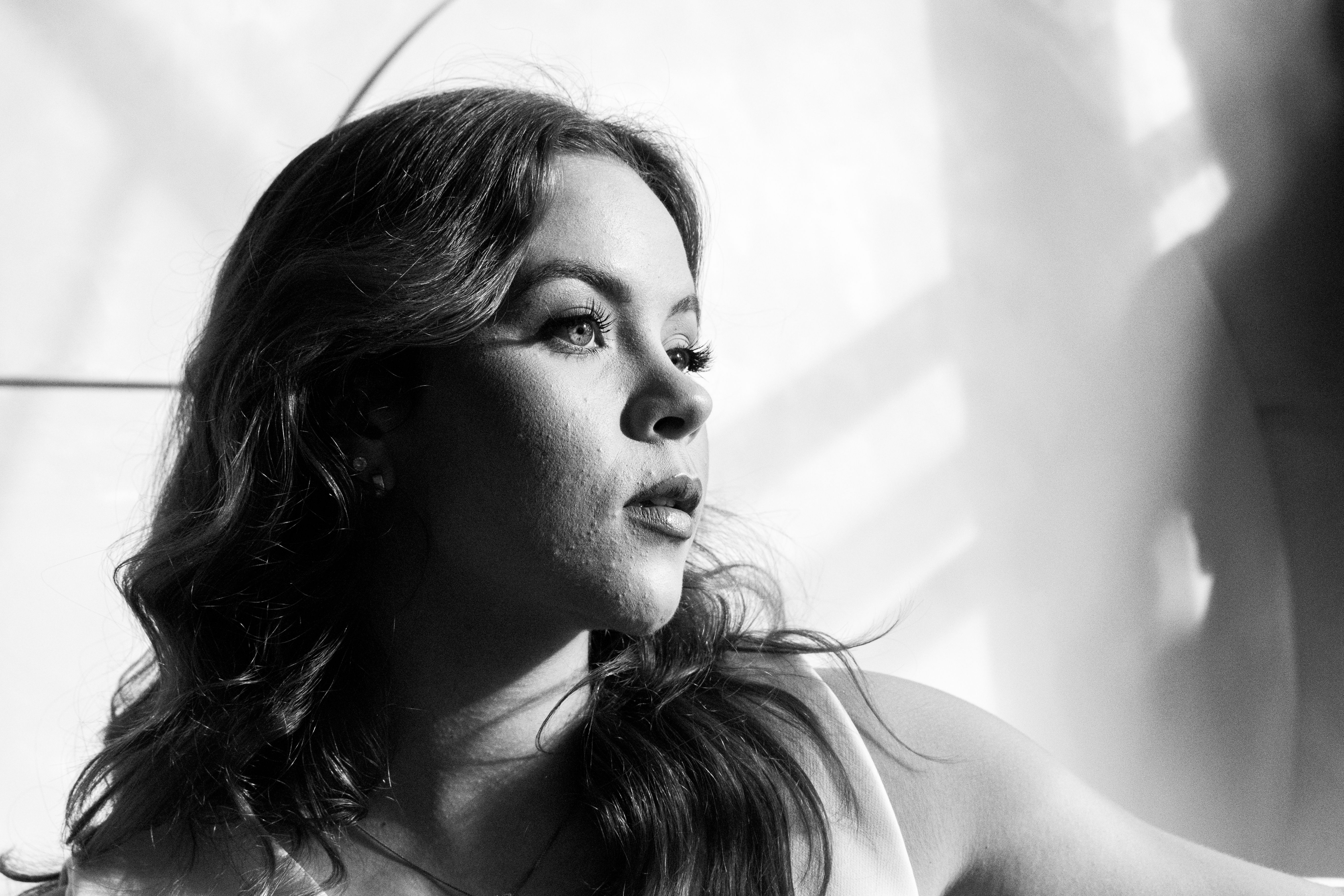 Artistic Black and White Portrait of Woman · Free Stock Photo