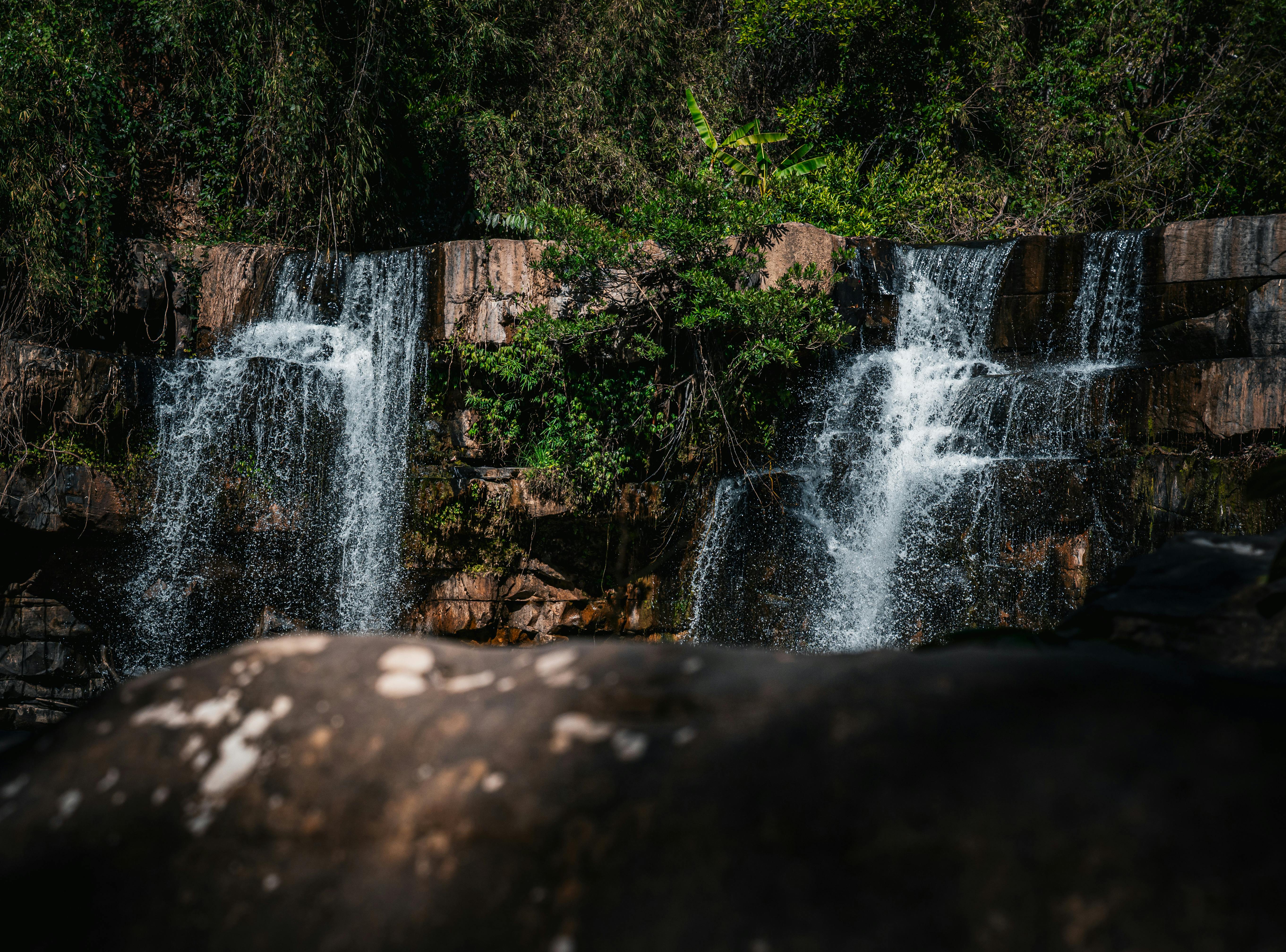 Exhibition display setup in a modern exhibition hall, Pune