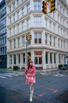 Stylish Portrait with Soho Backdrop